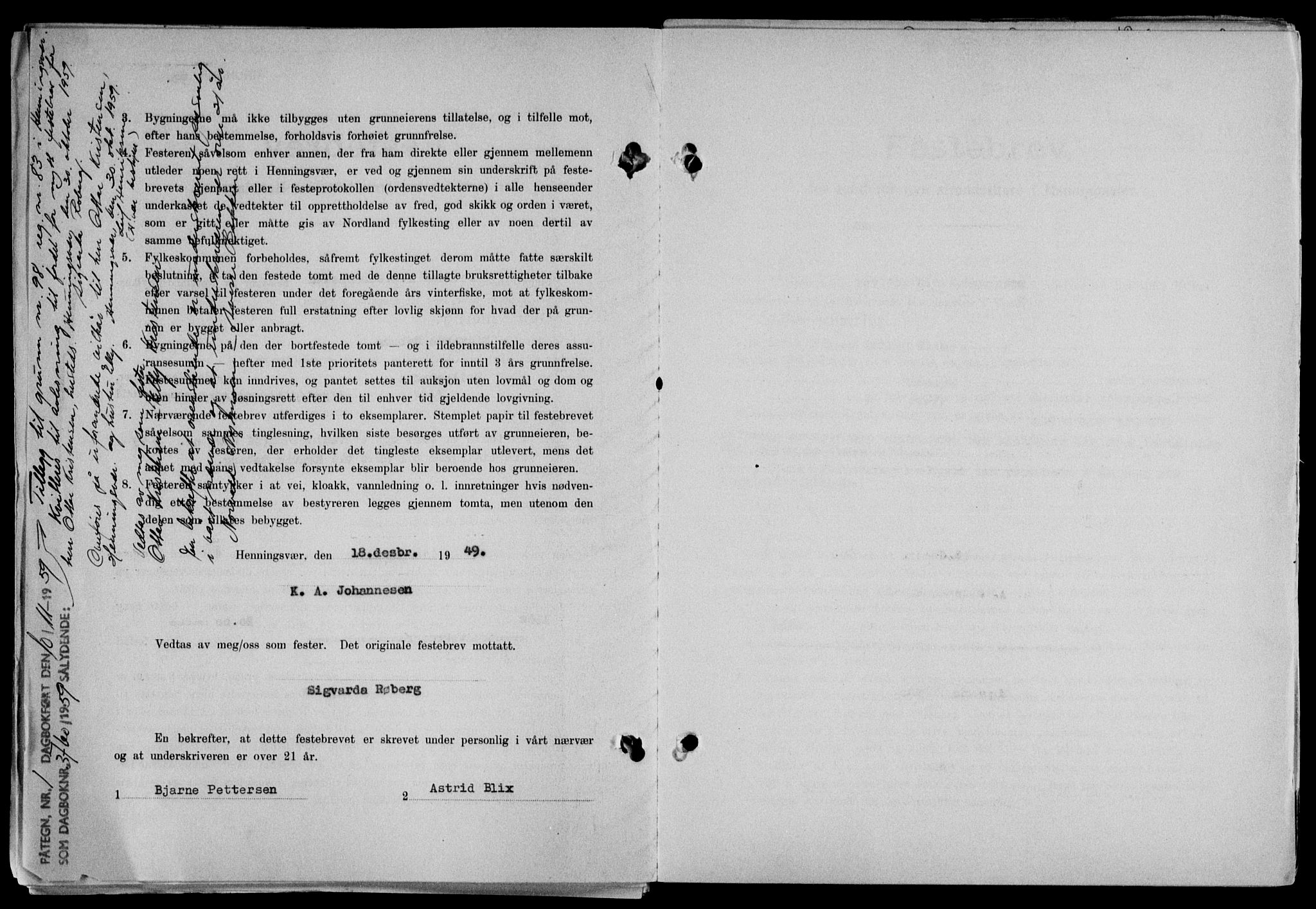 Lofoten sorenskriveri, SAT/A-0017/1/2/2C/L0022a: Mortgage book no. 22a, 1949-1950, Diary no: : 140/1950