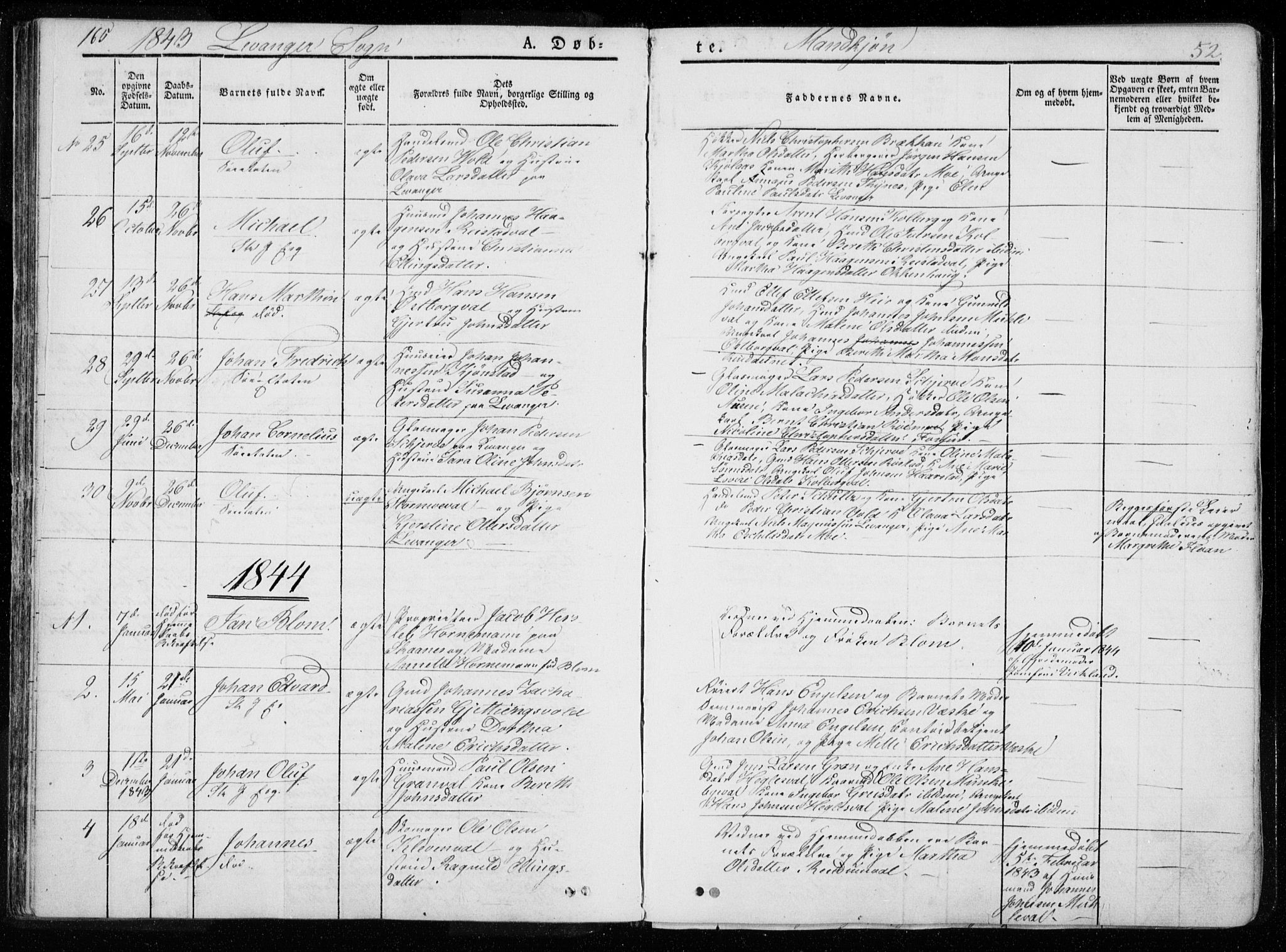 Ministerialprotokoller, klokkerbøker og fødselsregistre - Nord-Trøndelag, SAT/A-1458/720/L0183: Parish register (official) no. 720A01, 1836-1855, p. 52