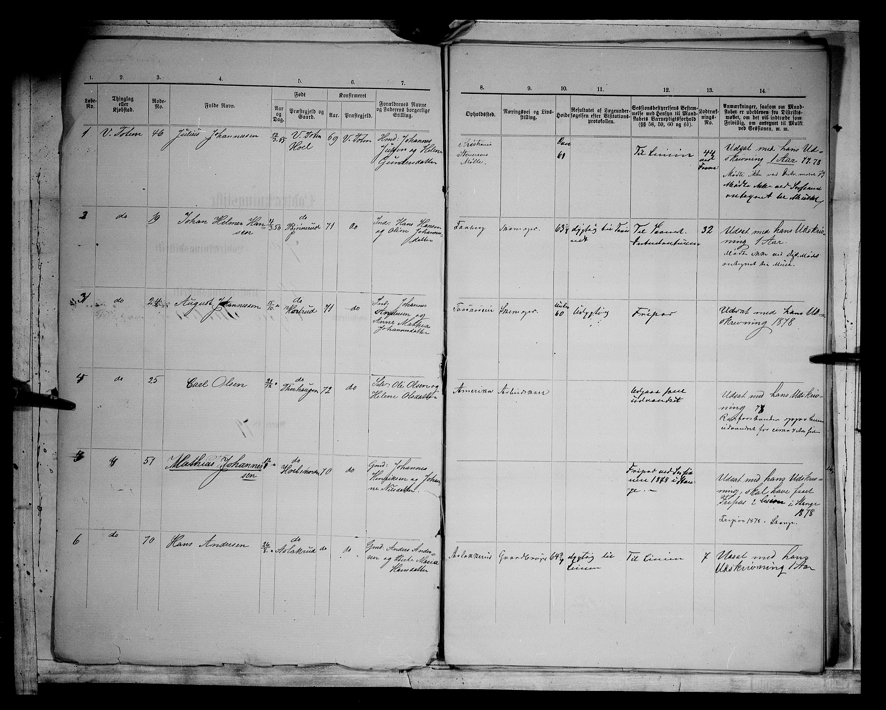 Fylkesmannen i Oppland, AV/SAH-FYO-002/1/K/Kg/L1168: Østre og Vestre Toten, 1871-1879, p. 7956