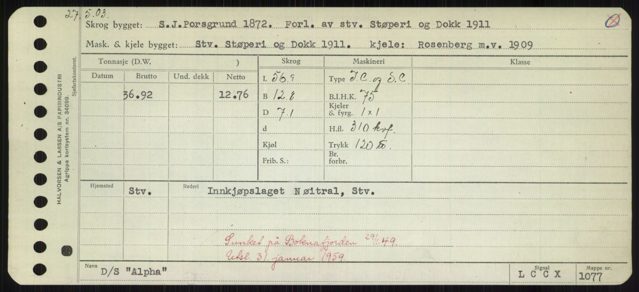 Sjøfartsdirektoratet med forløpere, Skipsmålingen, AV/RA-S-1627/H/Hd/L0001: Fartøy, A-Anv, p. 391