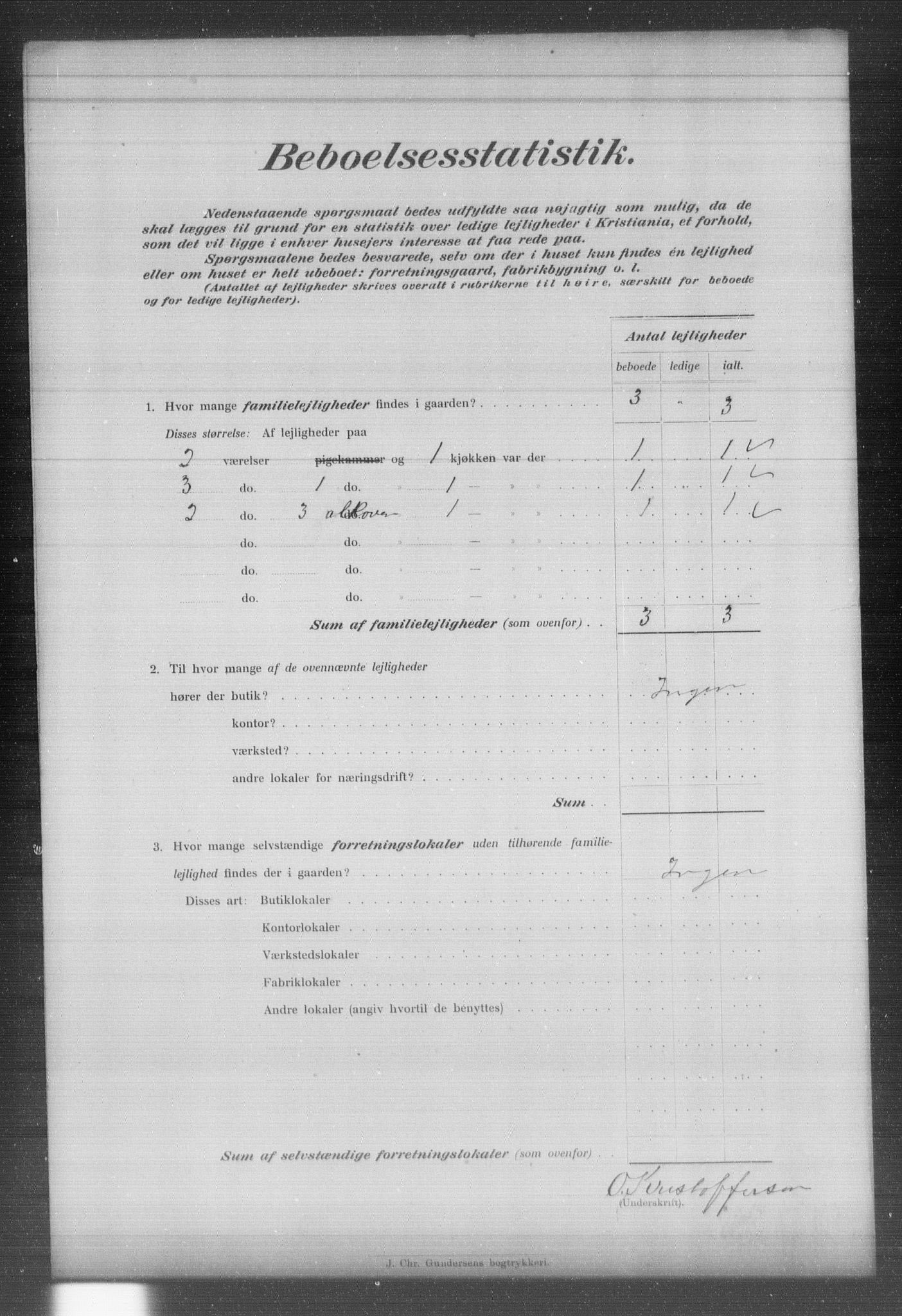 OBA, Municipal Census 1903 for Kristiania, 1903, p. 8471