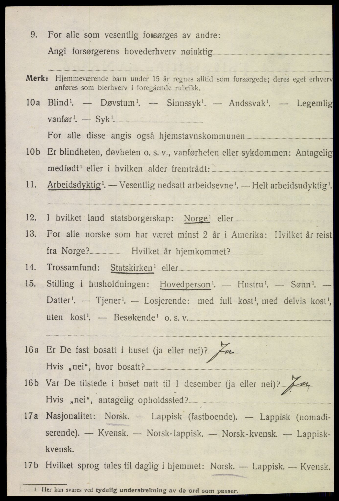 SAT, 1920 census for Inderøy, 1920, p. 5088