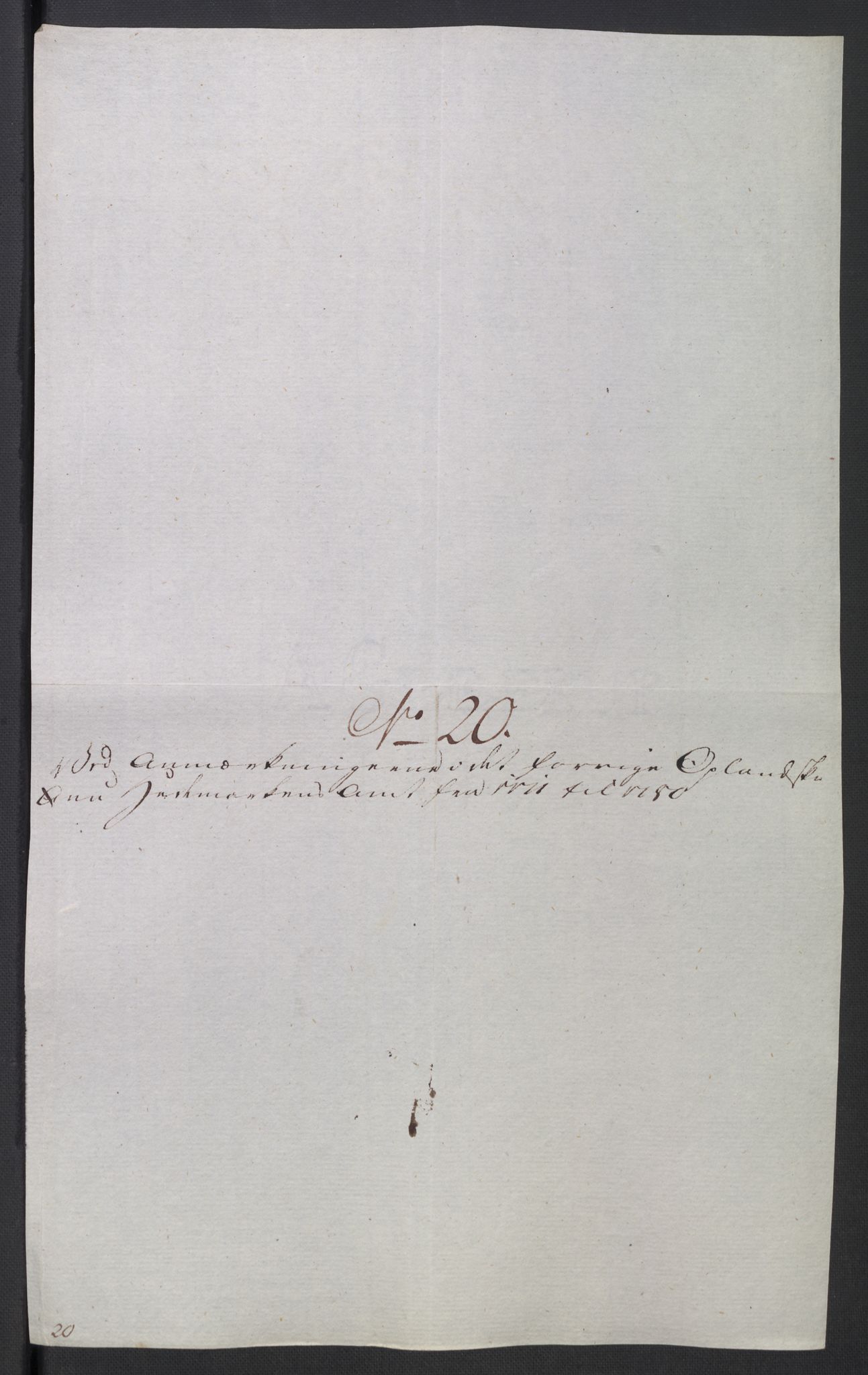 Rentekammeret inntil 1814, Reviderte regnskaper, Mindre regnskaper, AV/RA-EA-4068/Rb/L0014: Opplands amt, 1771-1779, p. 715