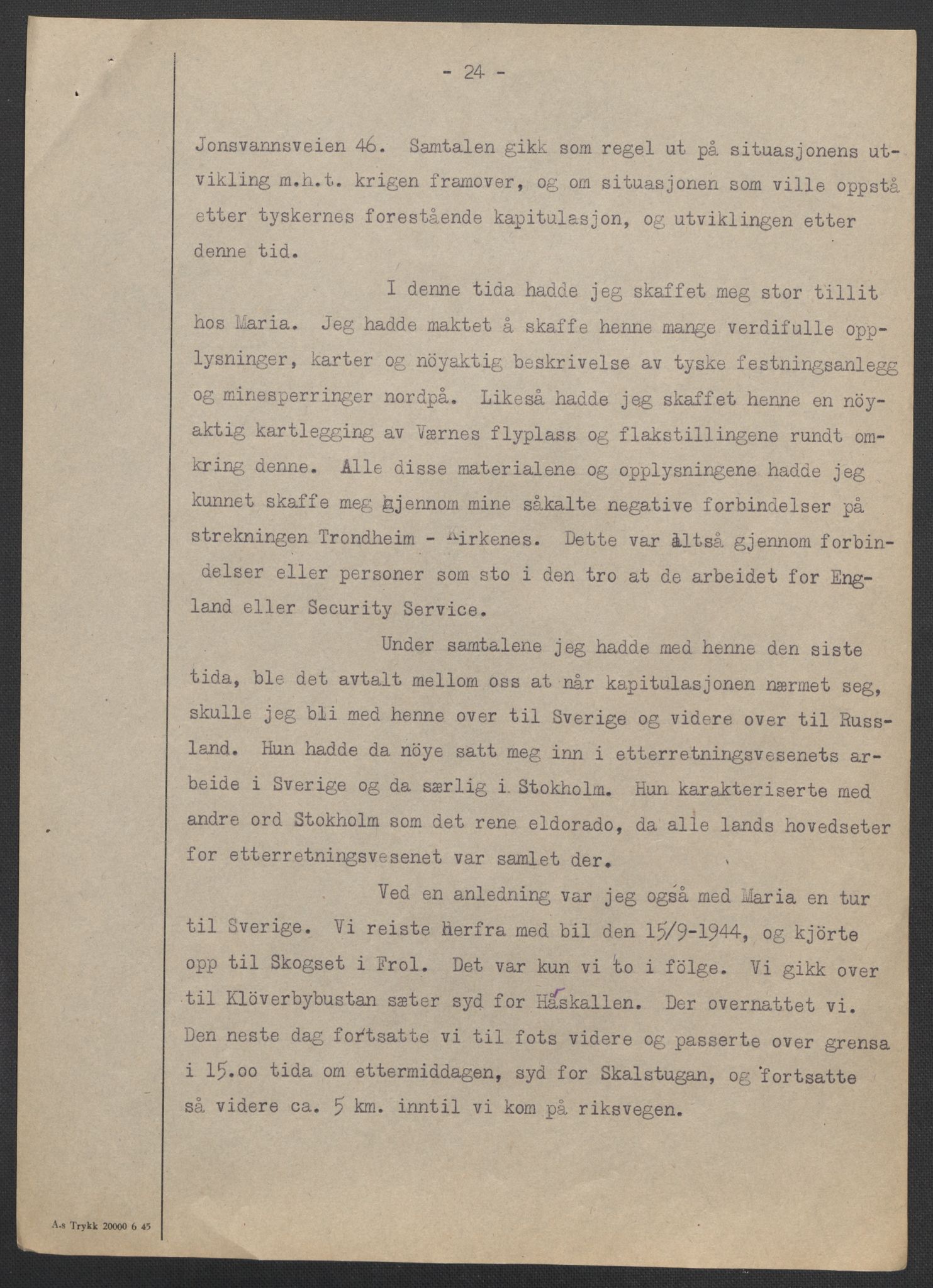 Landssvikarkivet, Trondheim og Strinda politikammer, RA/S-3138-39/D/Da/L0227: Dom nr., 1945-1947, p. 4610