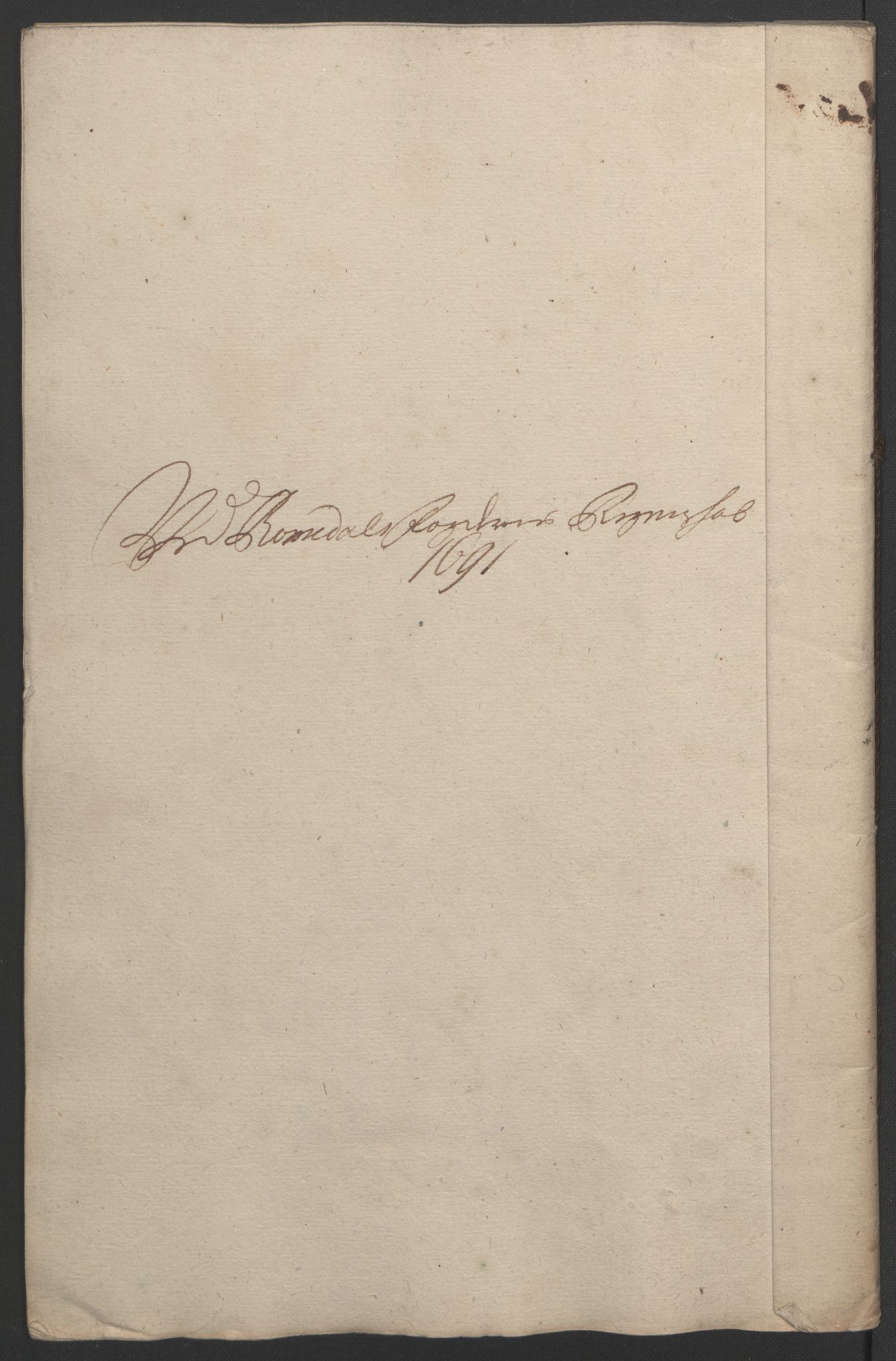Rentekammeret inntil 1814, Reviderte regnskaper, Fogderegnskap, RA/EA-4092/R55/L3649: Fogderegnskap Romsdal, 1690-1691, p. 321