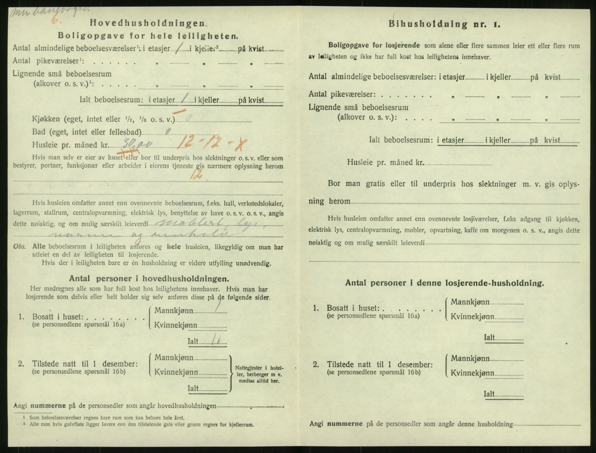 SAT, 1920 census for Levanger town, 1920, p. 661