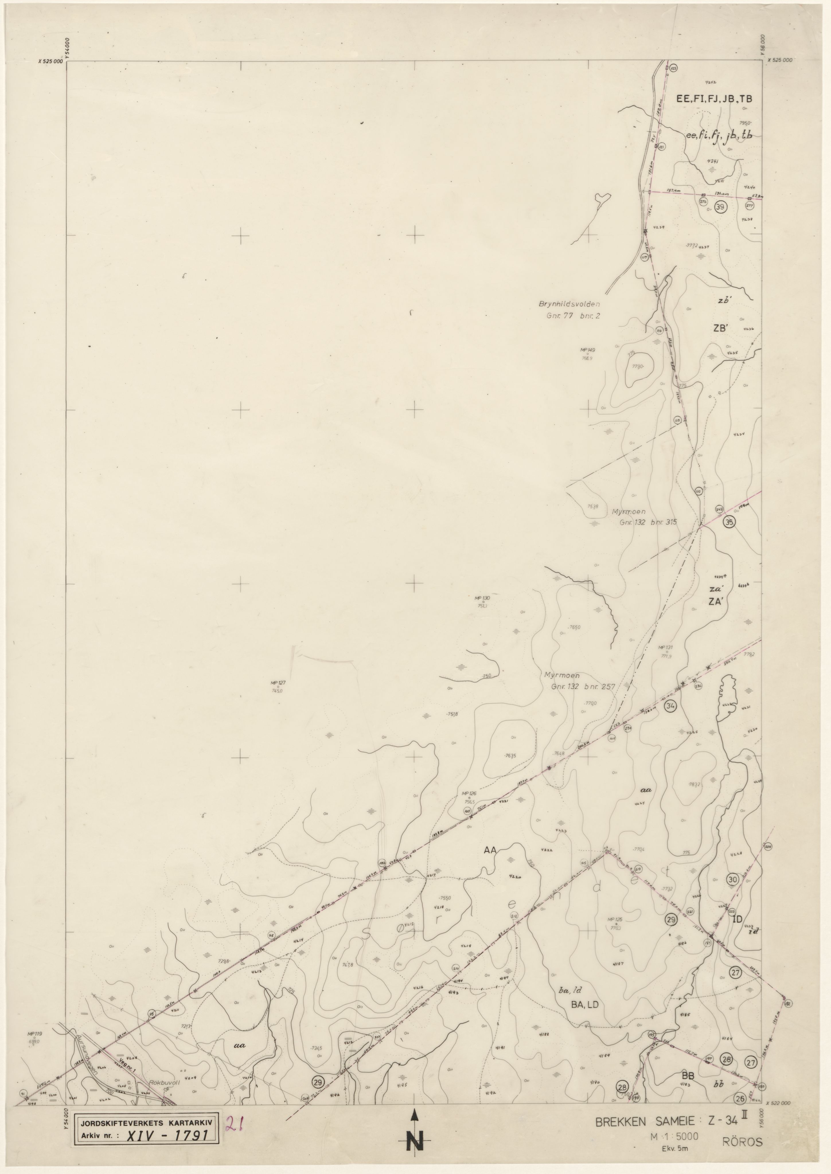 Jordskifteverkets kartarkiv, RA/S-3929/T, 1859-1988, p. 2831