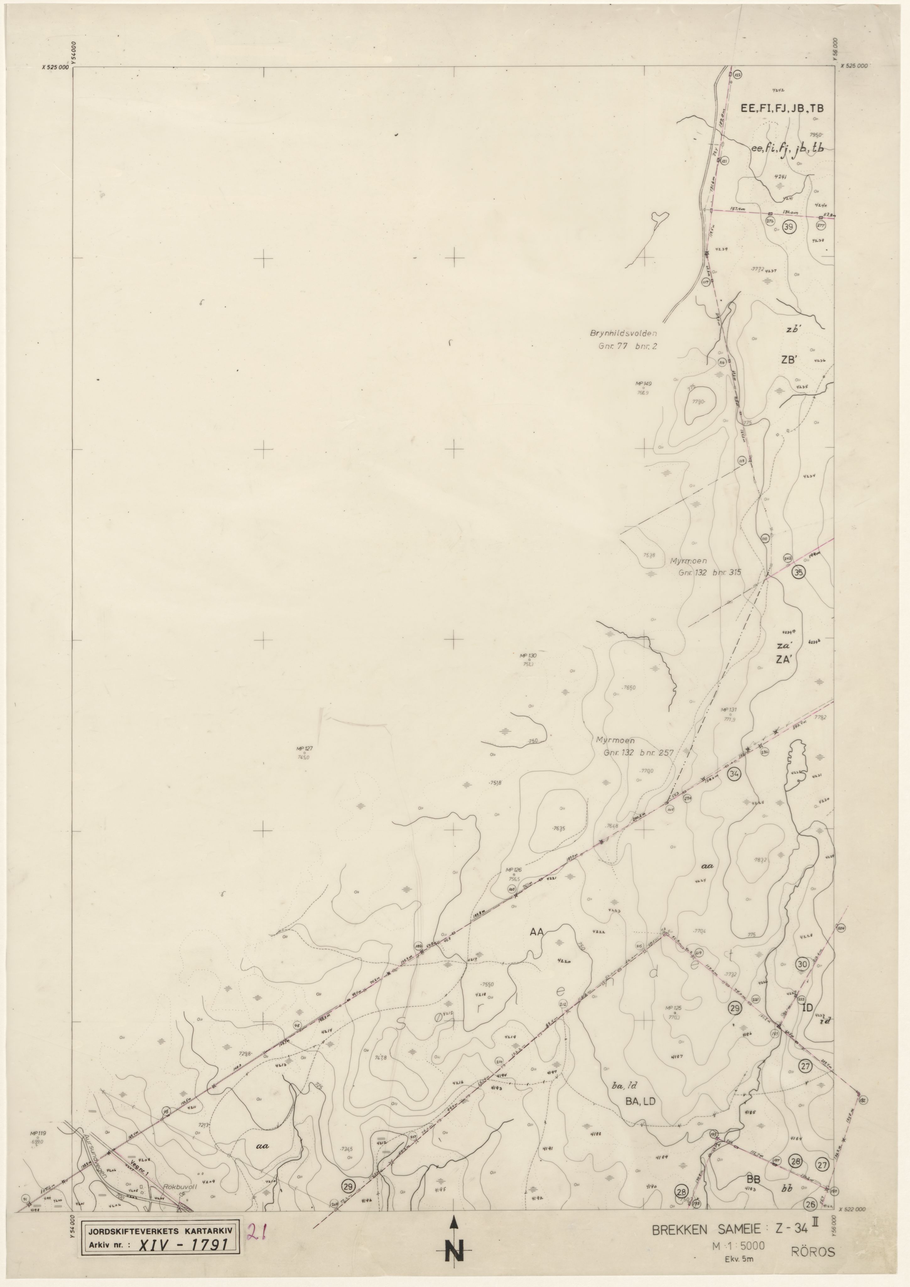 Jordskifteverkets kartarkiv, AV/RA-S-3929/T, 1859-1988, p. 2831