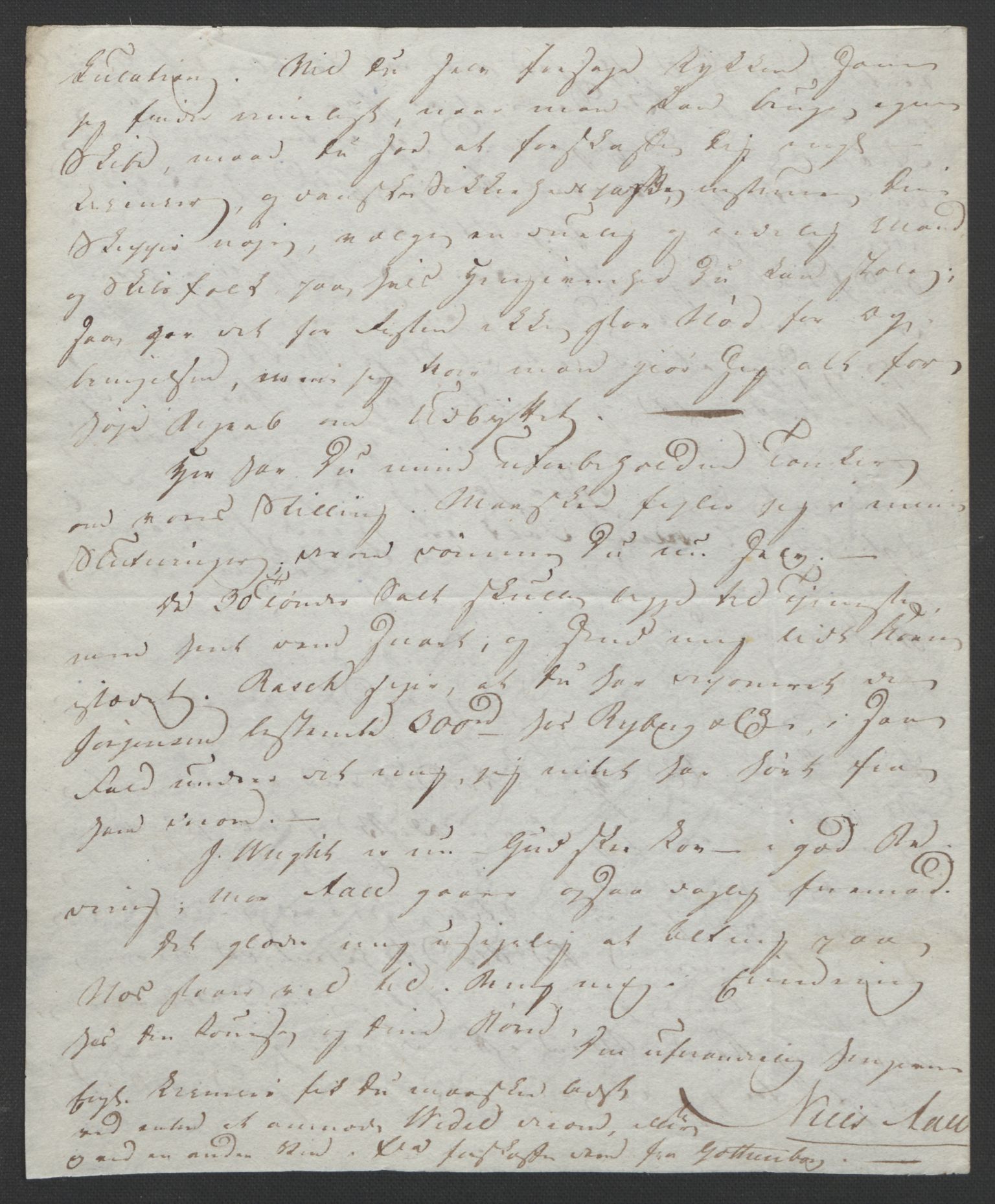 Faye, Andreas, AV/RA-PA-0015/F/Fh/L0026/0001: -- / Smaa-bidrag til Norges historie i det 19de aarhundrede. Særlig brev til J. Aall 1808-1810 og 1815. Endel pakker in folio, p. 17