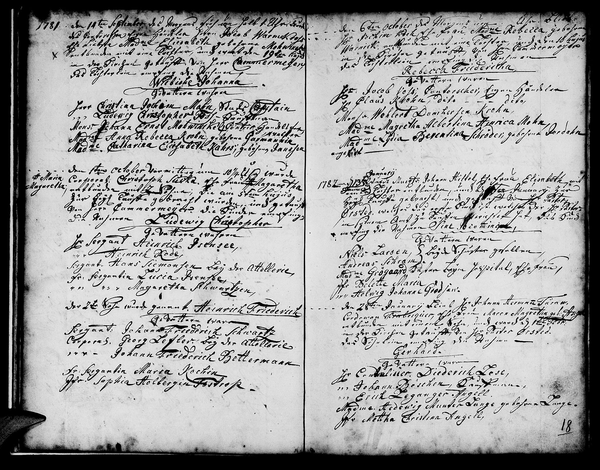 Mariakirken Sokneprestembete, AV/SAB-A-76901/H/Haa/L0001: Parish register (official) no. A 1, 1740-1784, p. 18