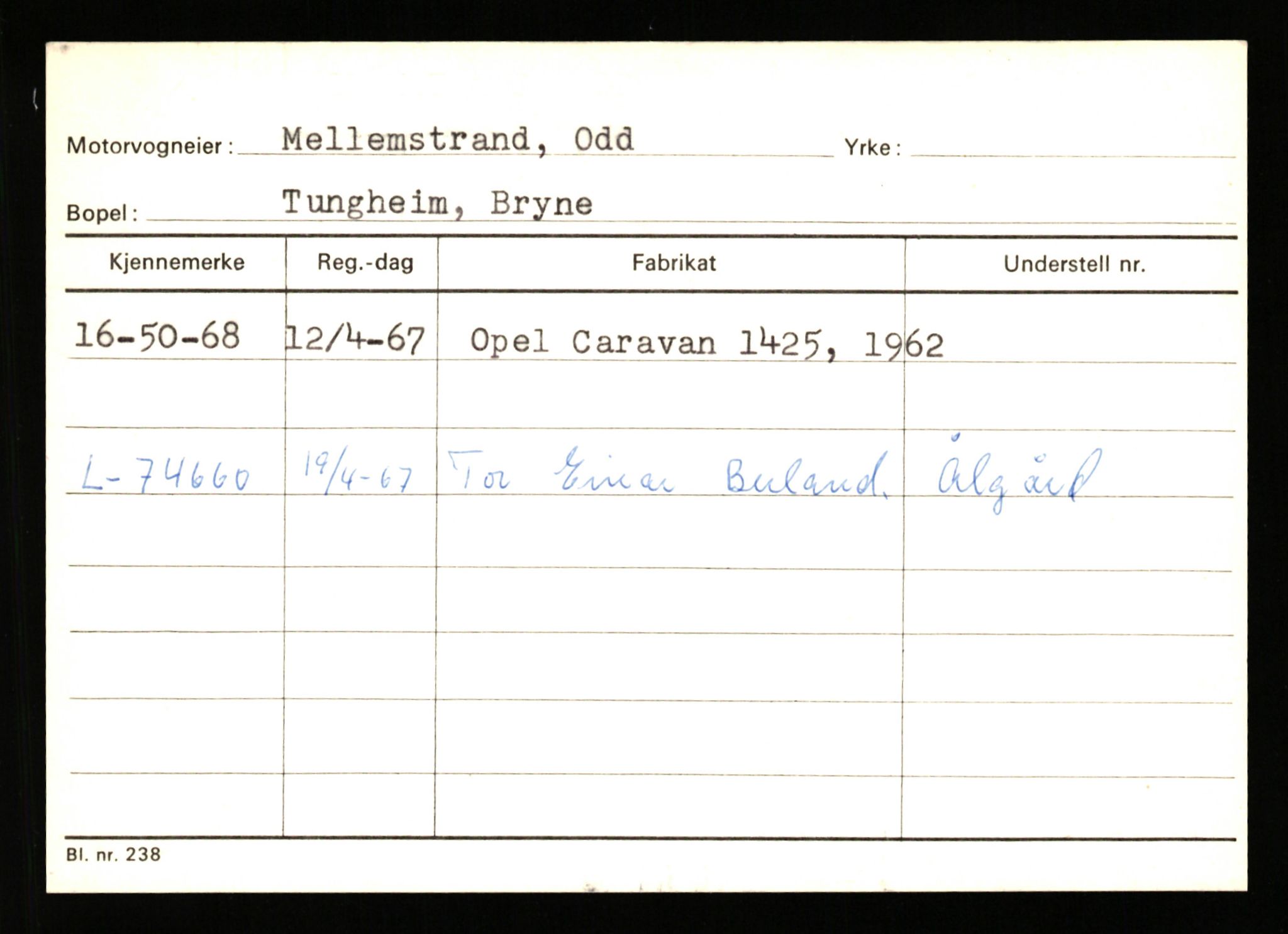 Stavanger trafikkstasjon, AV/SAST-A-101942/0/G/L0010: Registreringsnummer: 130000 - 239953, 1930-1971, p. 1203