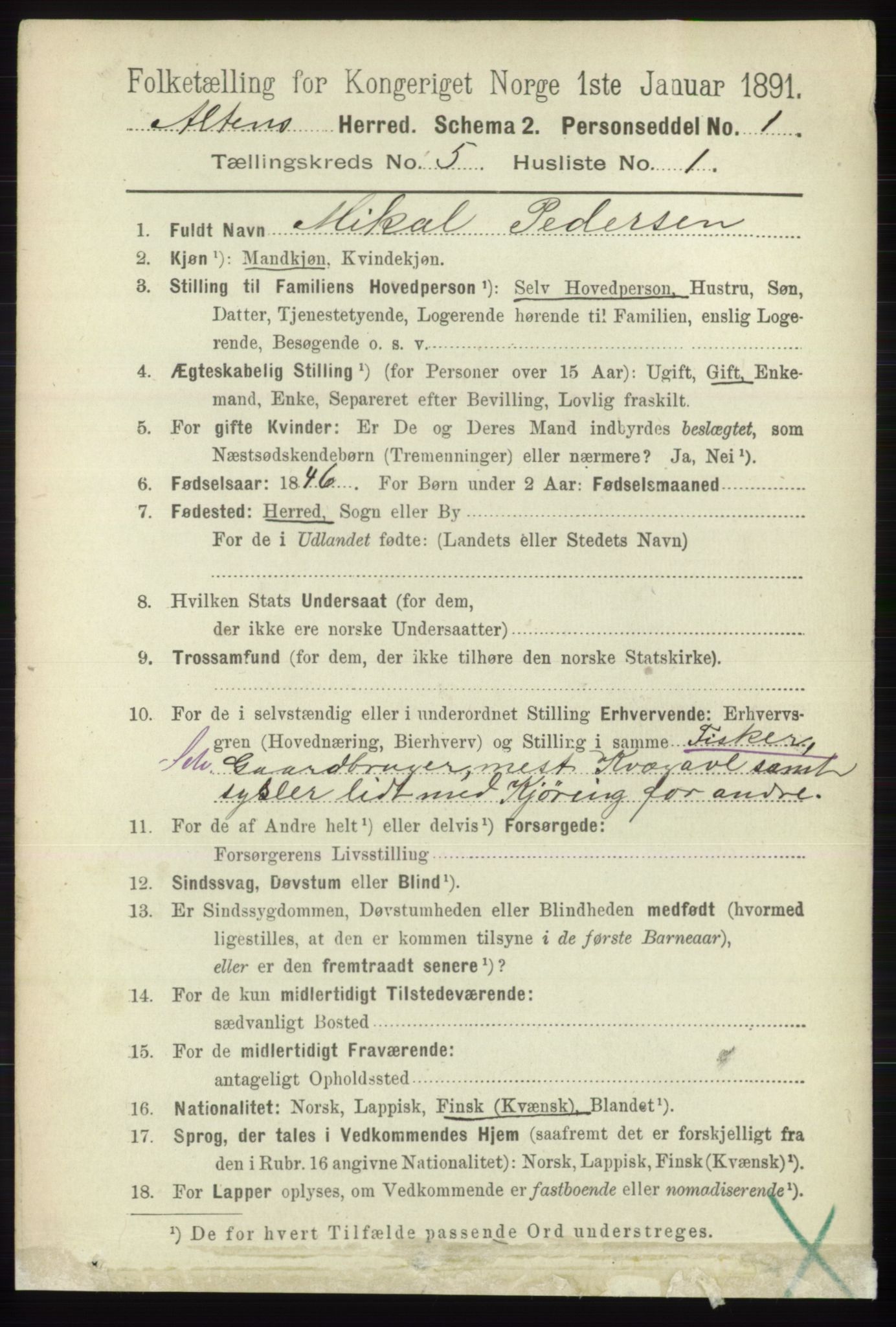 RA, 1891 census for 2012 Alta, 1891, p. 1649