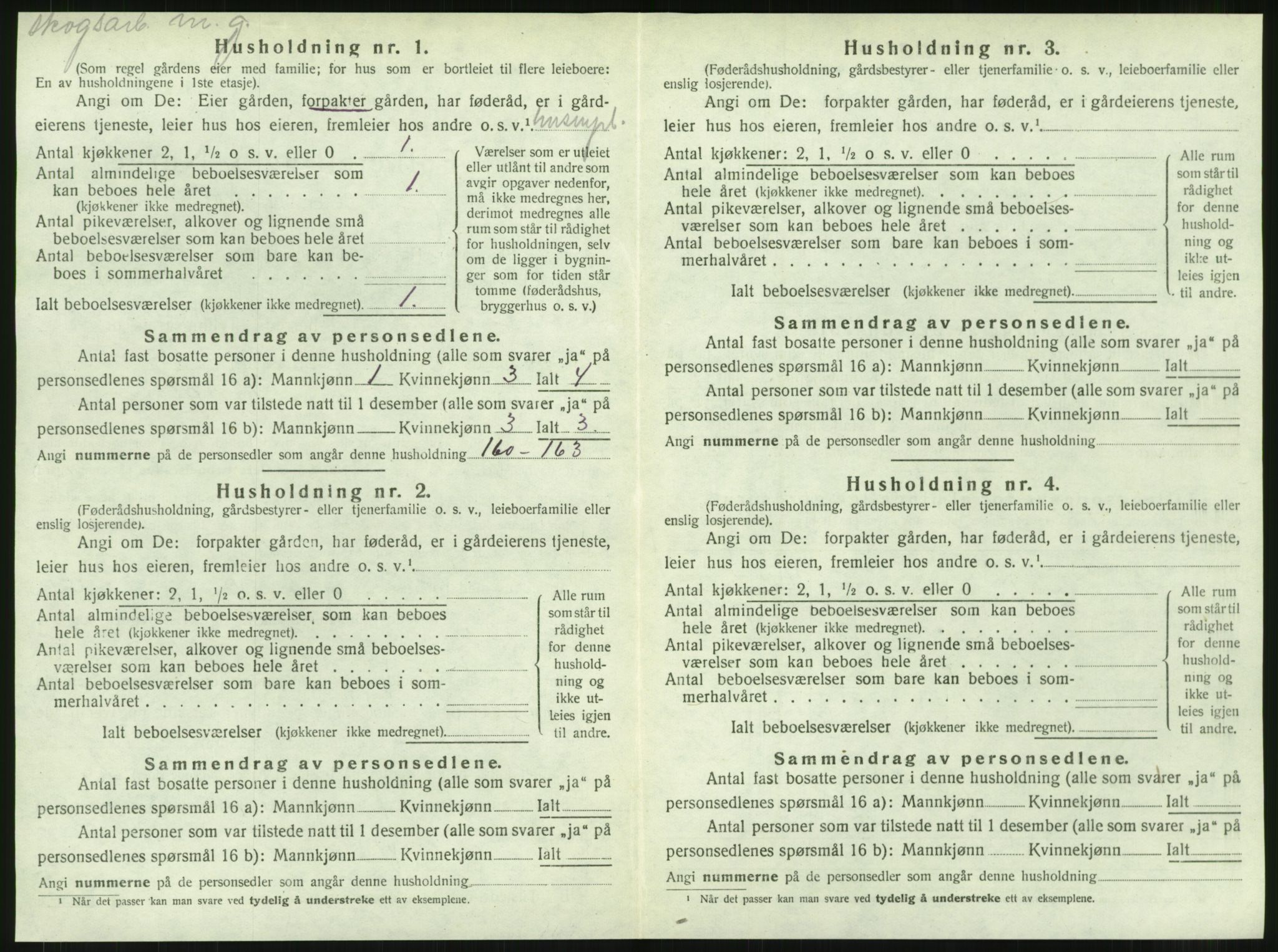 SAT, 1920 census for Foldereid, 1920, p. 365