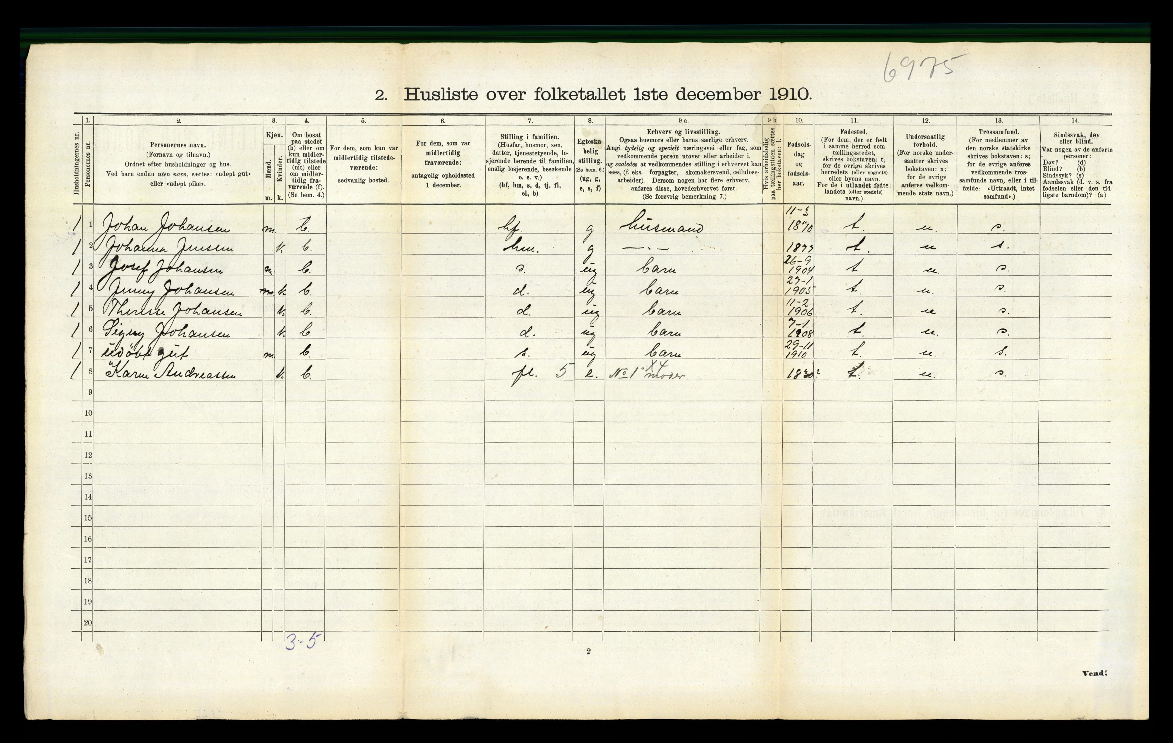 RA, 1910 census for Sørfold, 1910, p. 793