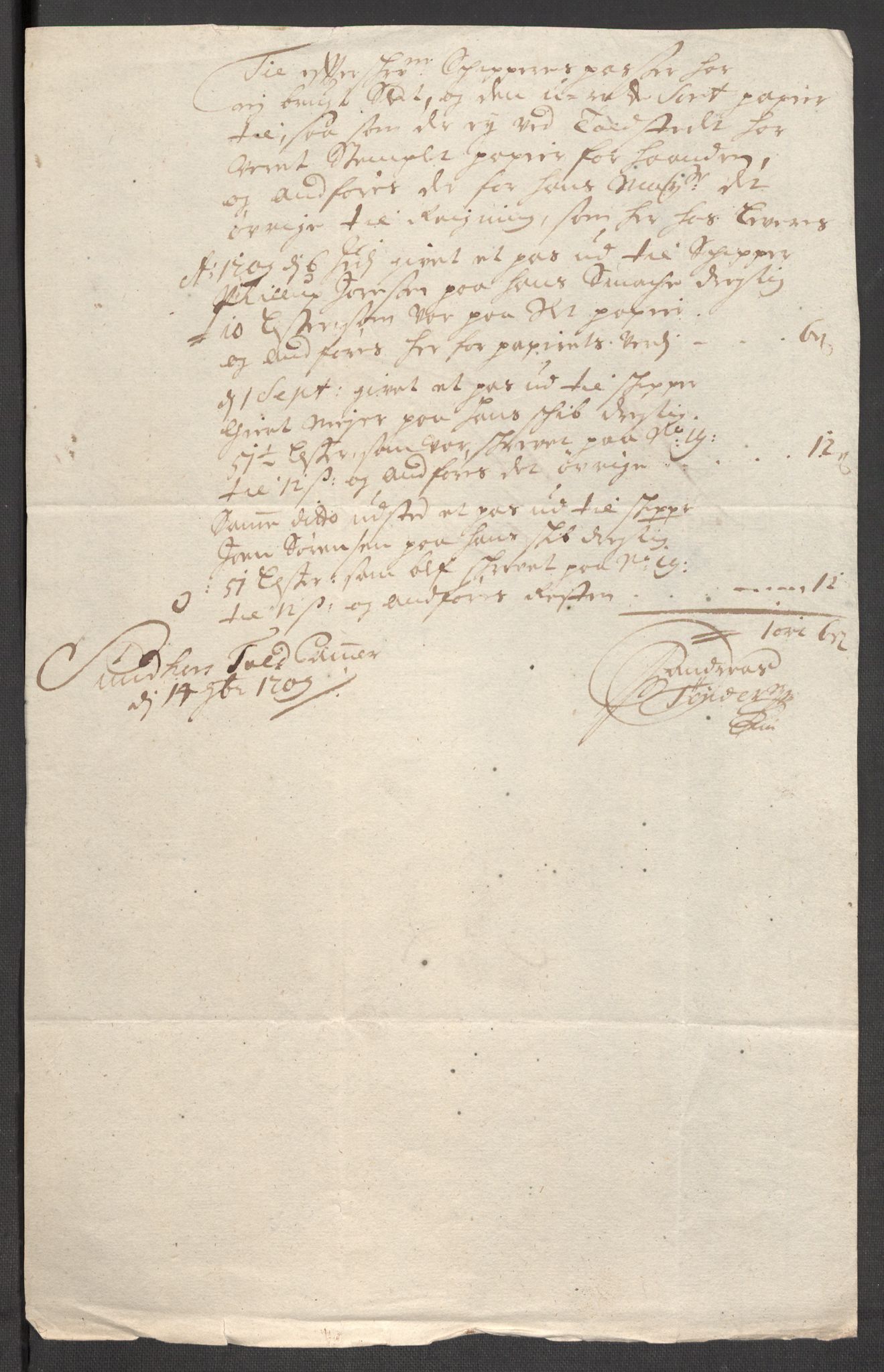 Rentekammeret inntil 1814, Reviderte regnskaper, Fogderegnskap, AV/RA-EA-4092/R48/L2986: Fogderegnskap Sunnhordland og Hardanger, 1709-1710, p. 161