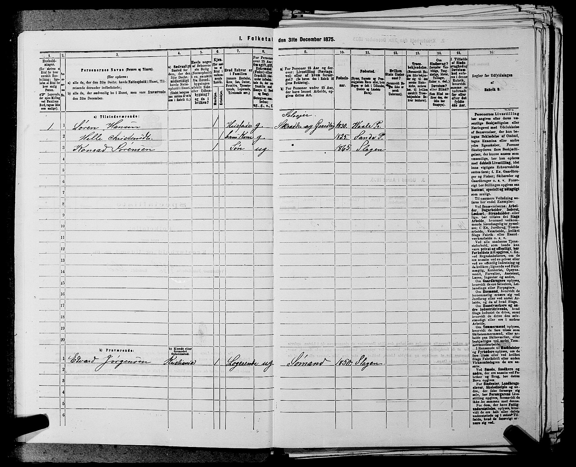 SAKO, 1875 census for 0721P Sem, 1875, p. 1162