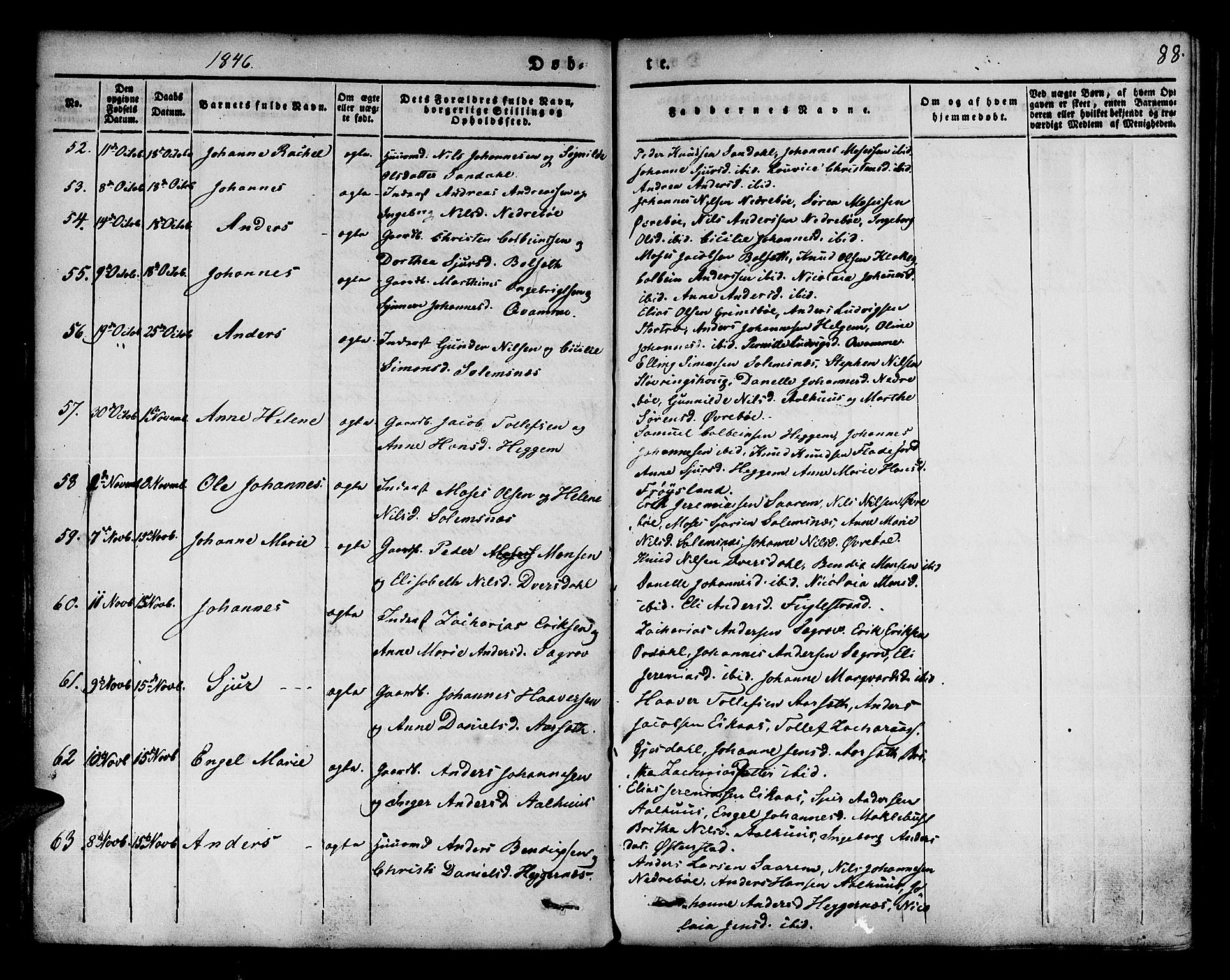 Jølster sokneprestembete, AV/SAB-A-80701/H/Haa/Haaa/L0009: Parish register (official) no. A 9, 1833-1848, p. 88