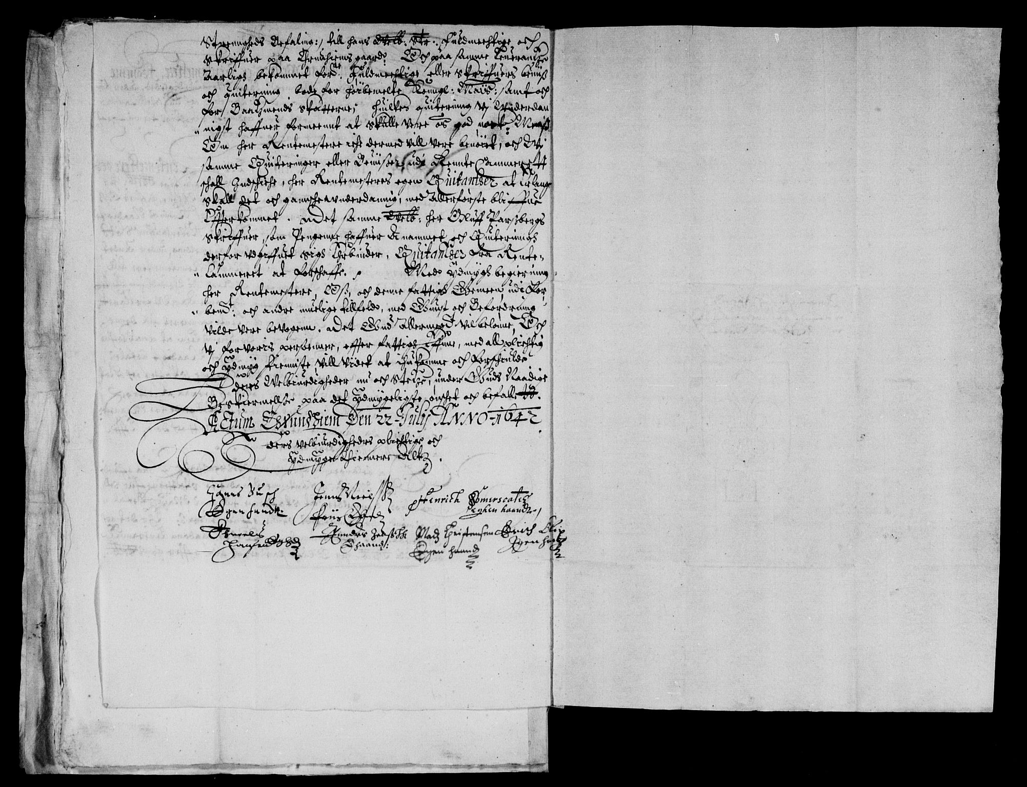 Rentekammeret inntil 1814, Reviderte regnskaper, Lensregnskaper, AV/RA-EA-5023/R/Rb/Rbw/L0072: Trondheim len, 1629-1642