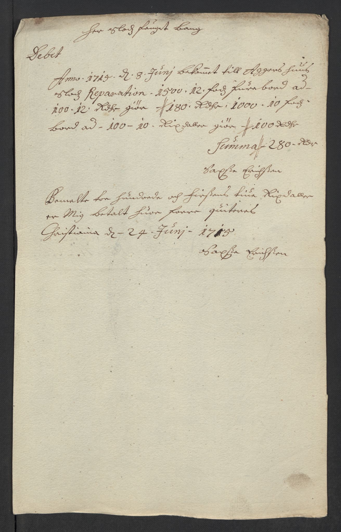 Rentekammeret inntil 1814, Reviderte regnskaper, Fogderegnskap, AV/RA-EA-4092/R10/L0453: Fogderegnskap Aker og Follo, 1715, p. 310