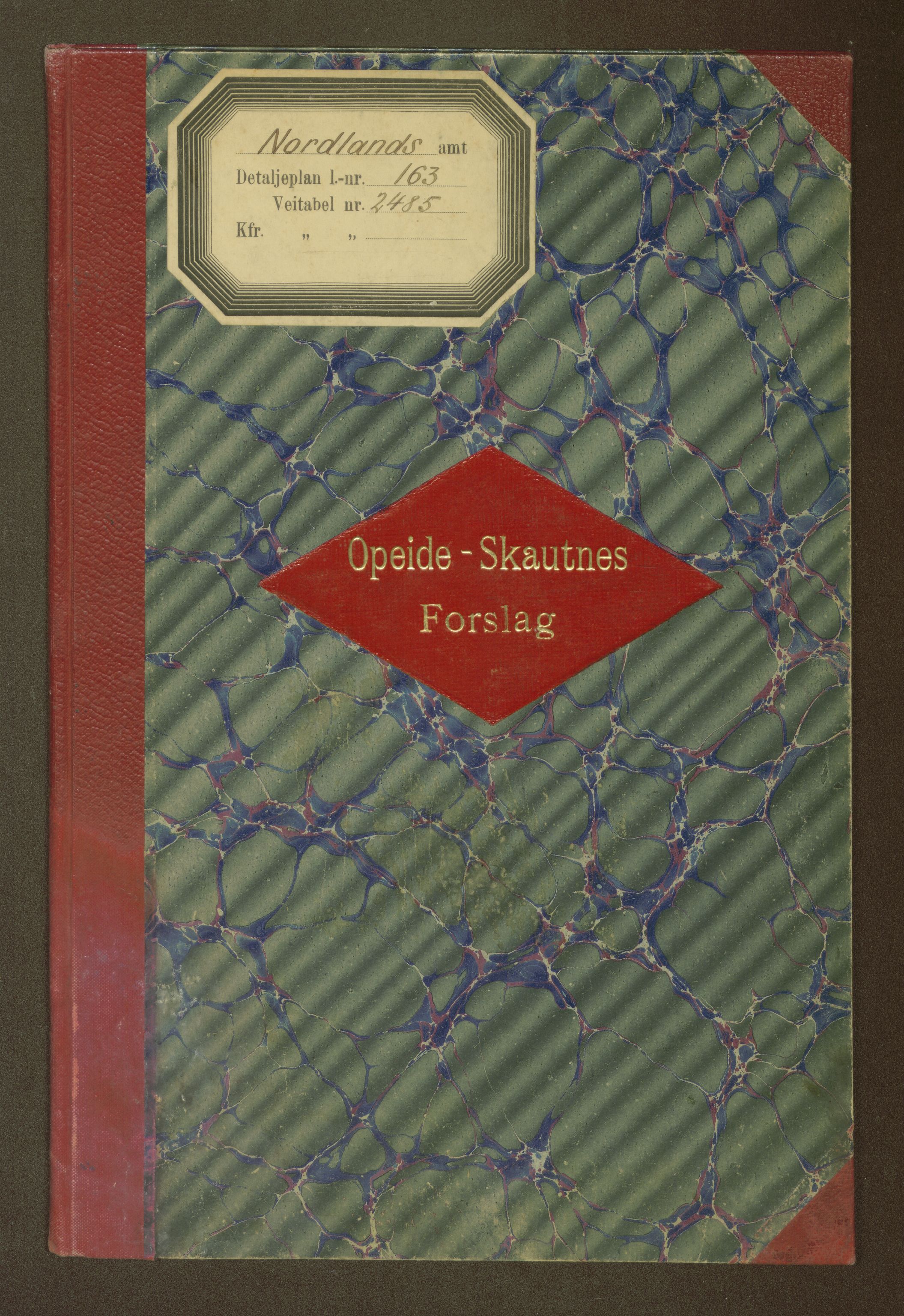 Nordland vegkontor, SAT/A-4181/F/Fa/L0030: Hamarøy/Tysfjord, 1885-1948, p. 1553