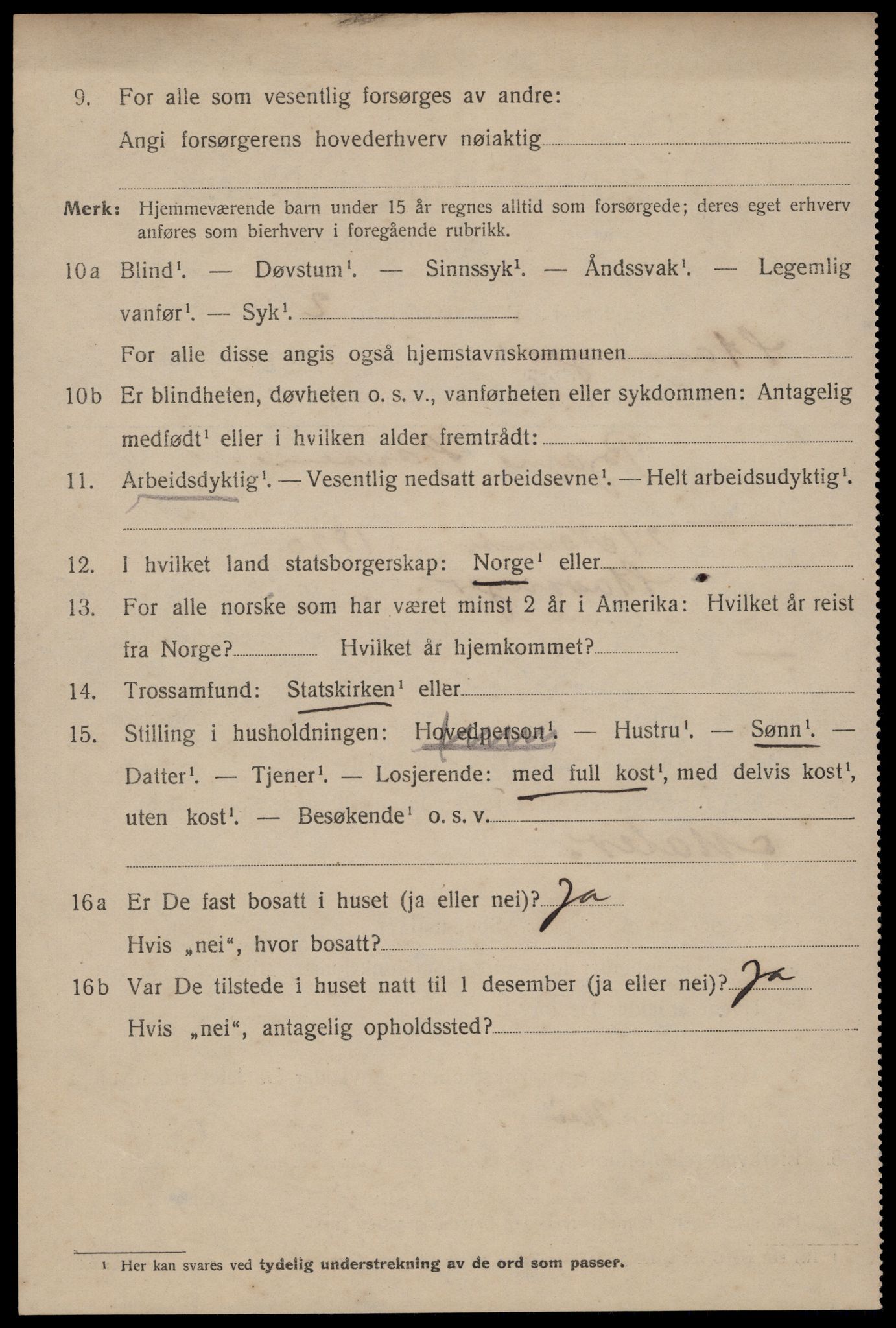 SAST, 1920 census for Stavanger, 1920, p. 66065