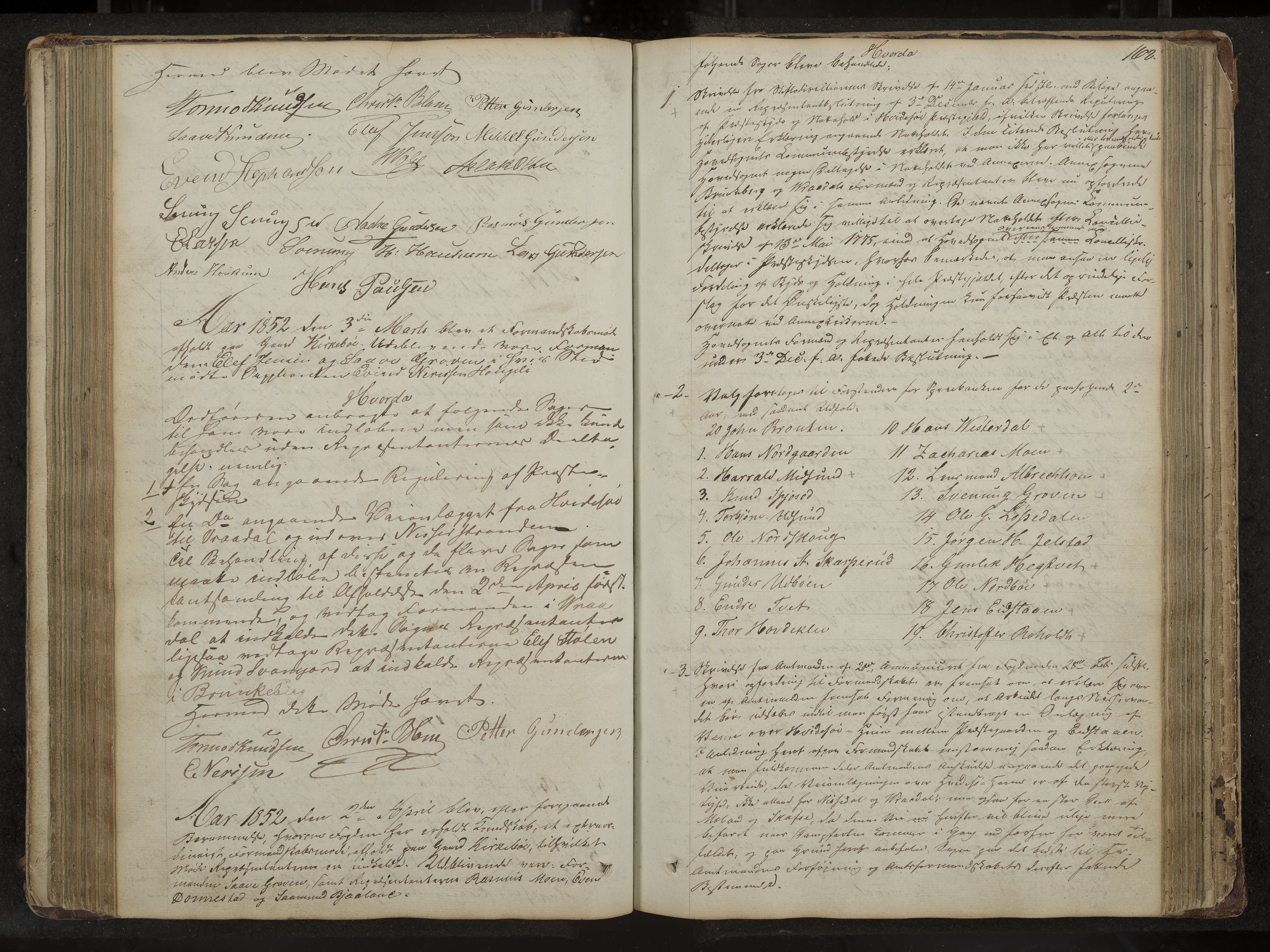 Kviteseid formannskap og sentraladministrasjon, IKAK/0829021/A/Aa/L0001: Møtebok med register, 1837-1866, p. 162