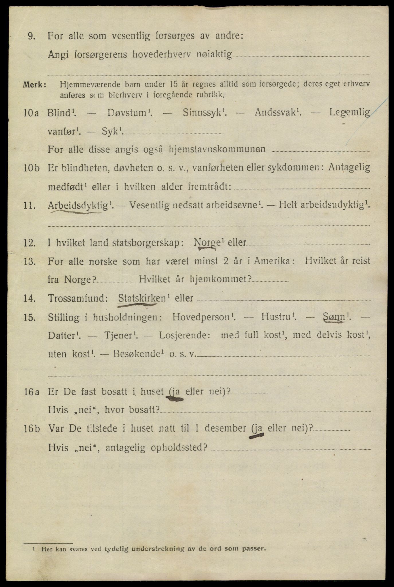 SAKO, 1920 census for Langesund, 1920, p. 5534