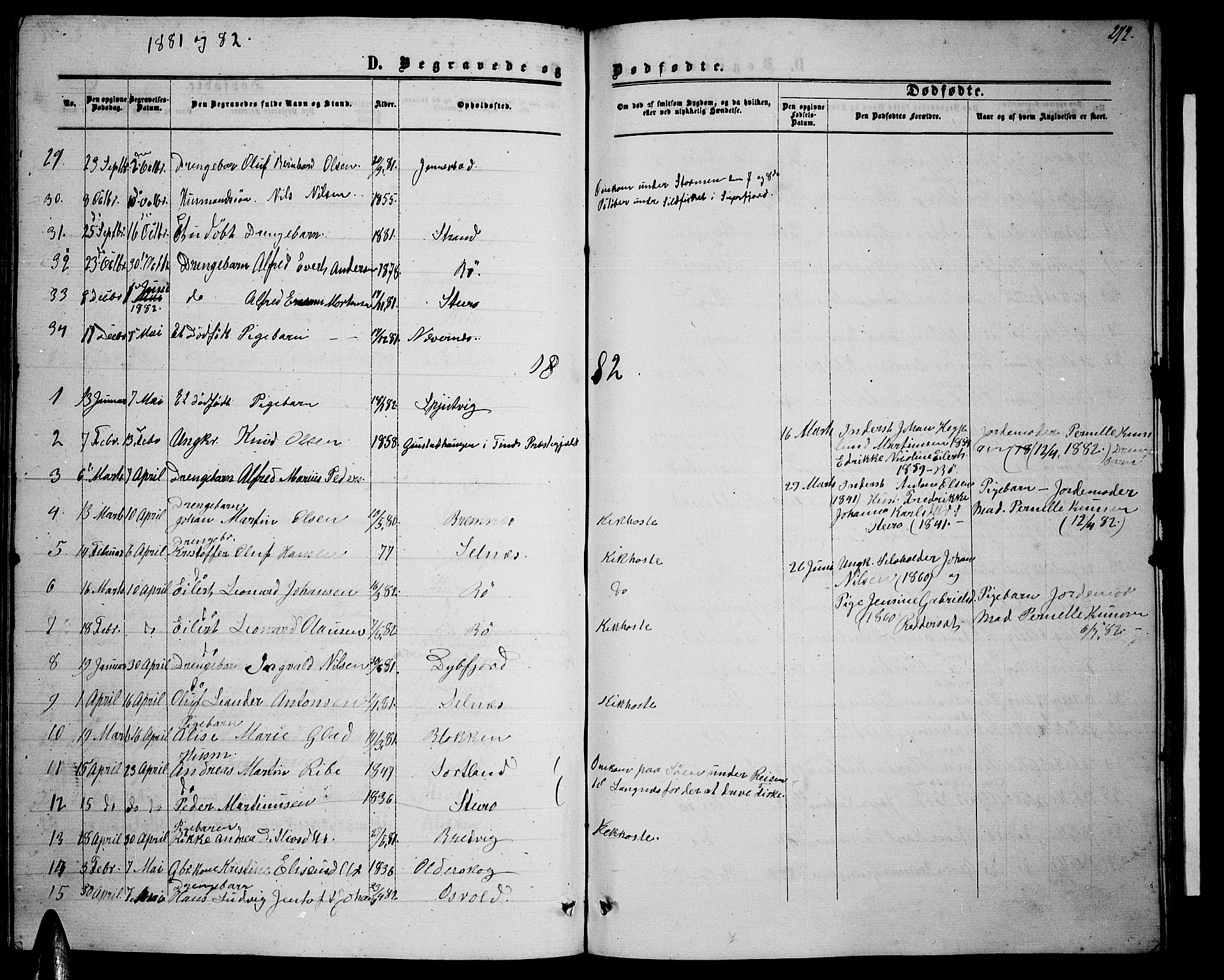 Ministerialprotokoller, klokkerbøker og fødselsregistre - Nordland, AV/SAT-A-1459/895/L1381: Parish register (copy) no. 895C03, 1864-1885, p. 272