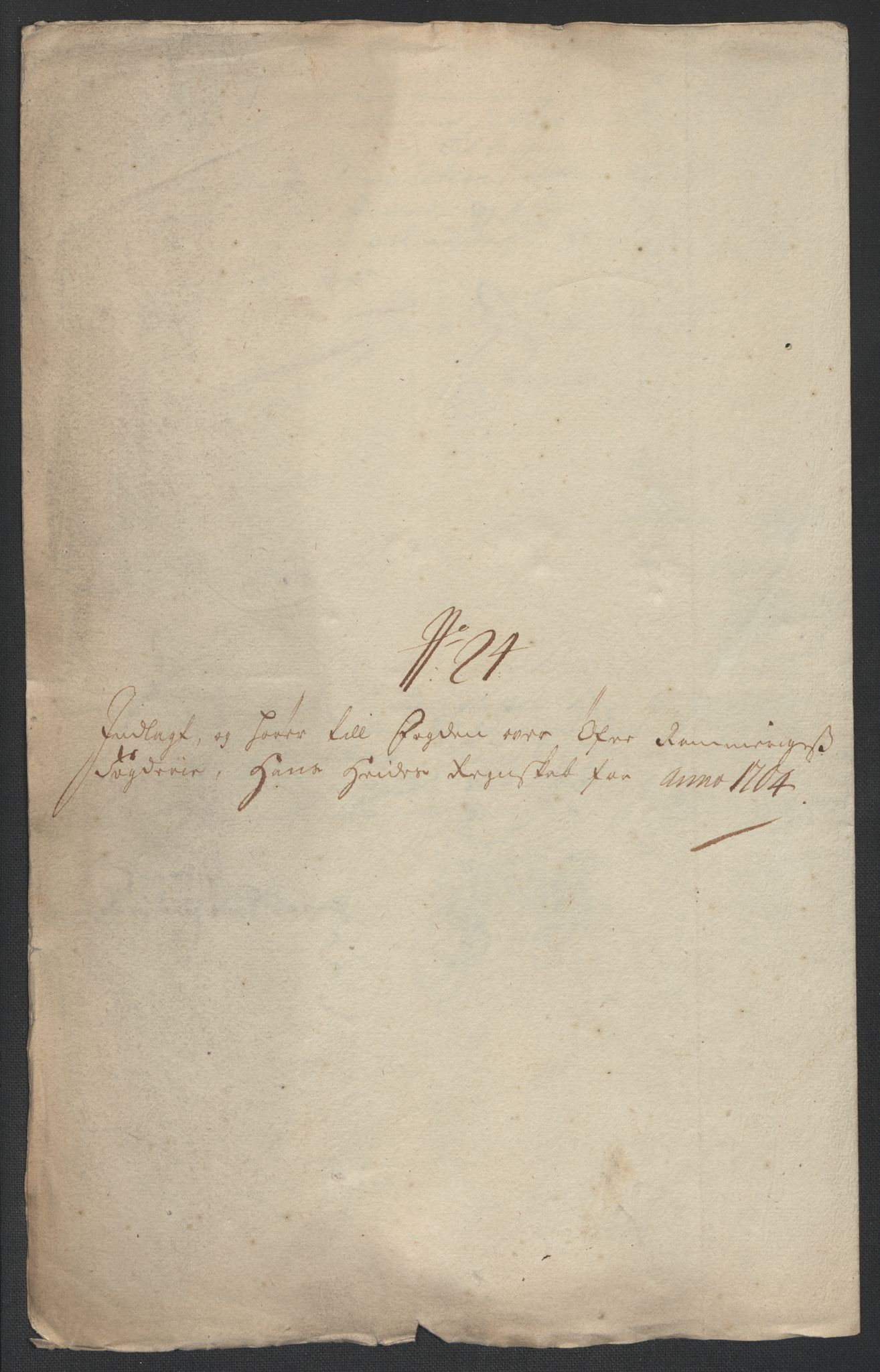Rentekammeret inntil 1814, Reviderte regnskaper, Fogderegnskap, RA/EA-4092/R12/L0717: Fogderegnskap Øvre Romerike, 1704-1705, p. 235