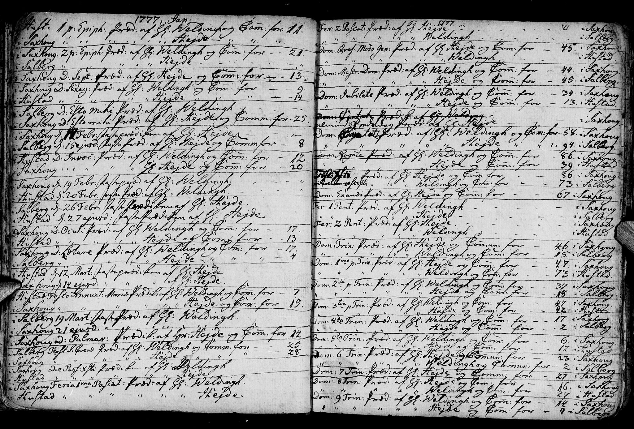 Ministerialprotokoller, klokkerbøker og fødselsregistre - Nord-Trøndelag, SAT/A-1458/730/L0273: Parish register (official) no. 730A02, 1762-1802, p. 41