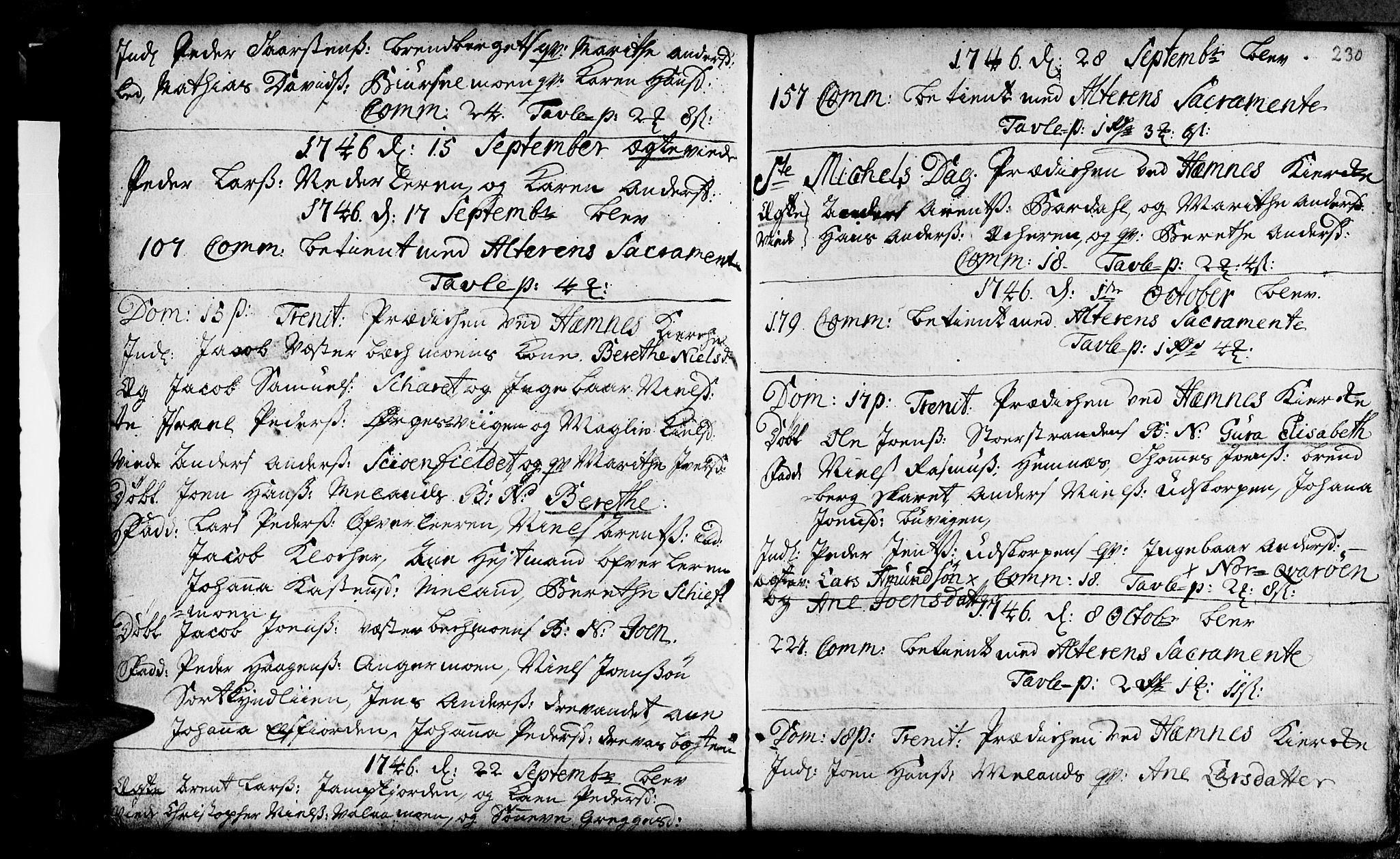 Ministerialprotokoller, klokkerbøker og fødselsregistre - Nordland, AV/SAT-A-1459/825/L0346: Parish register (official) no. 825A02, 1729-1748, p. 230