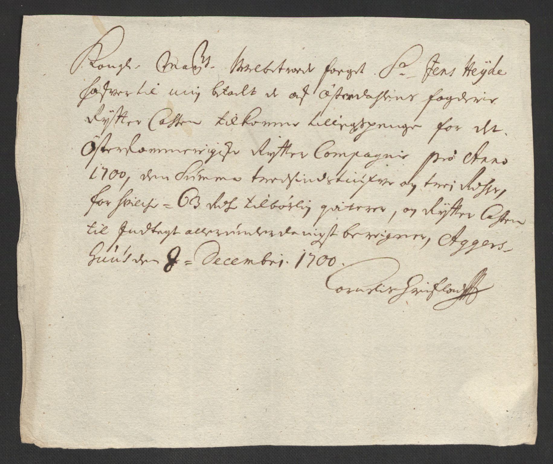 Rentekammeret inntil 1814, Reviderte regnskaper, Fogderegnskap, RA/EA-4092/R13/L0838: Fogderegnskap Solør, Odal og Østerdal, 1700, p. 205