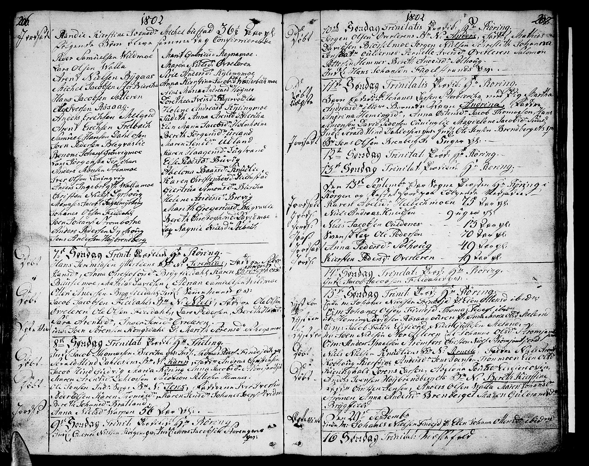 Ministerialprotokoller, klokkerbøker og fødselsregistre - Nordland, AV/SAT-A-1459/825/L0349: Parish register (official) no. 825A05 /1, 1789-1806, p. 206-207
