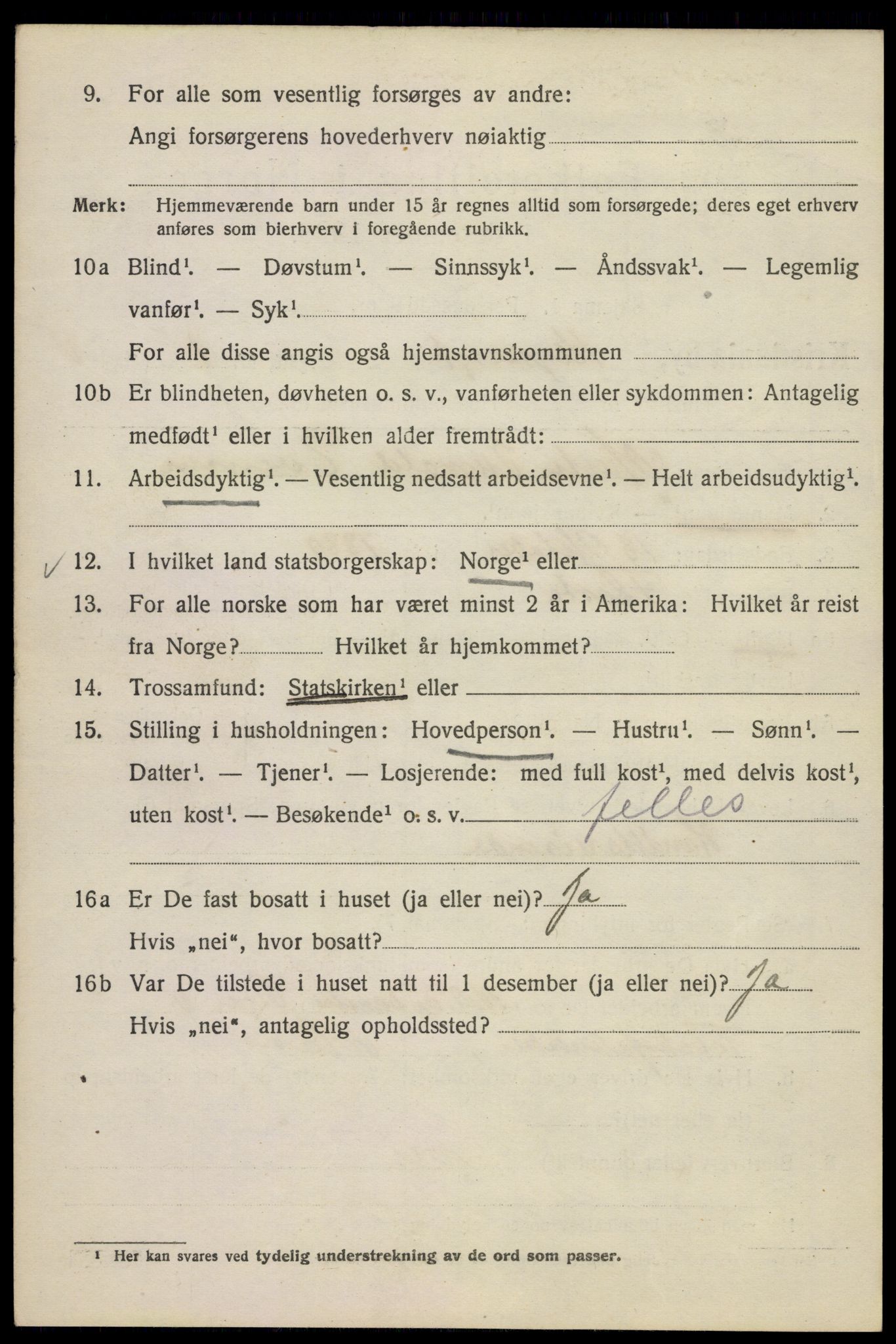 SAO, 1920 census for Kristiania, 1920, p. 331520