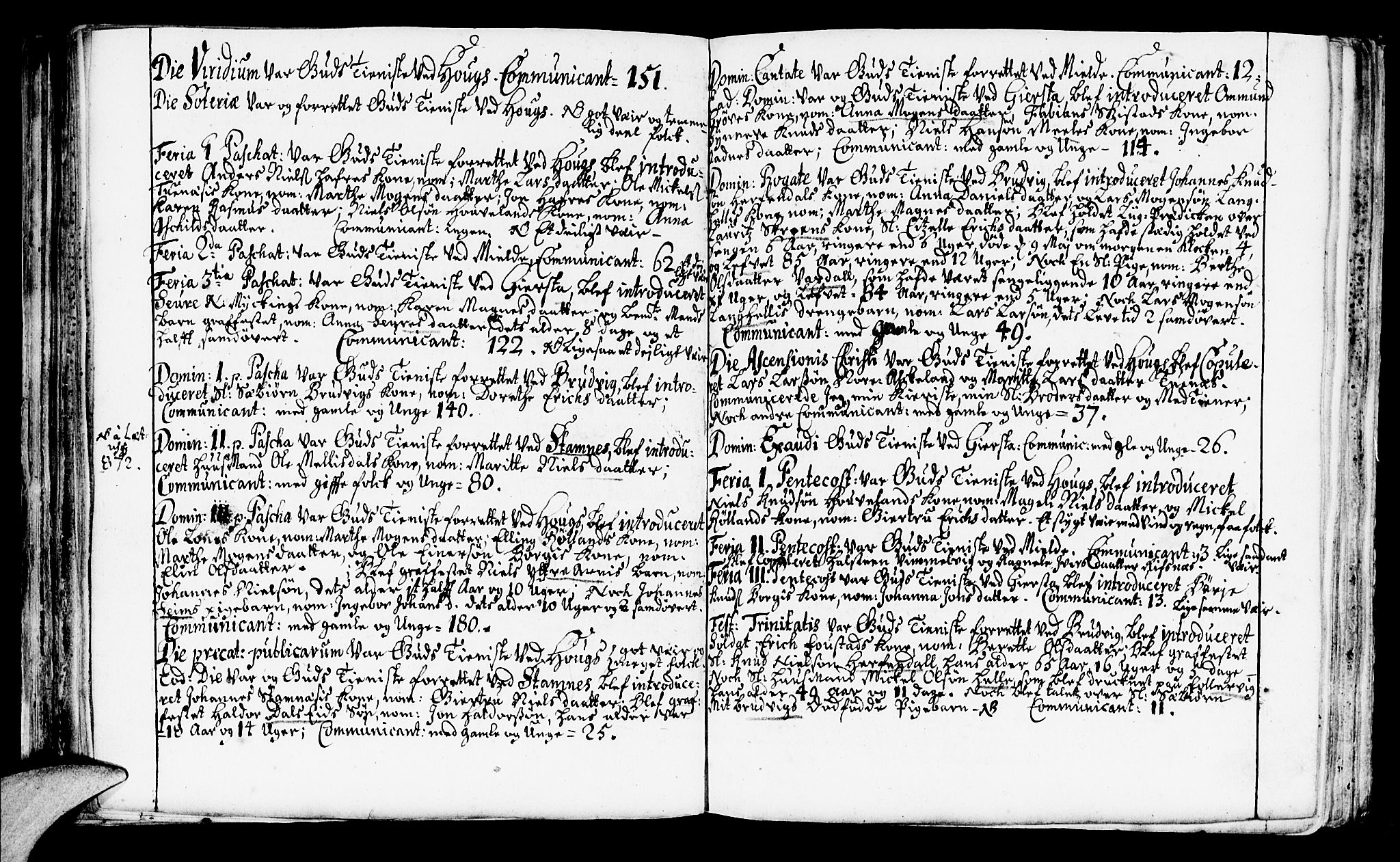 Haus sokneprestembete, AV/SAB-A-75601/H/Haa: Parish register (official) no. A 3, 1713-1722