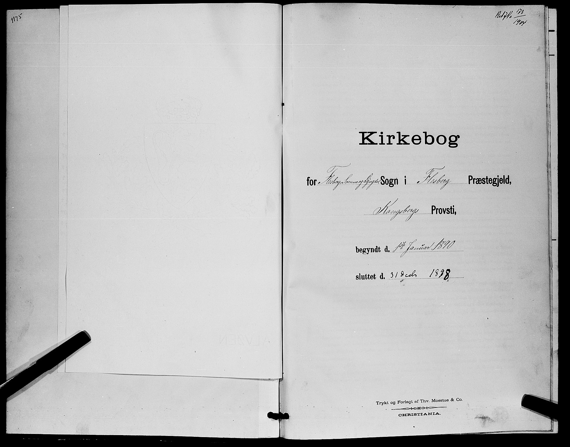 Flesberg kirkebøker, SAKO/A-18/G/Ga/L0004: Parish register (copy) no. I 4 /1, 1890-1898