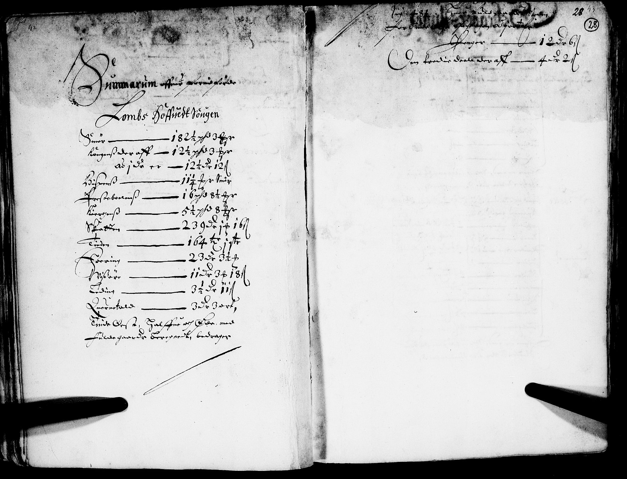 Rentekammeret inntil 1814, Realistisk ordnet avdeling, RA/EA-4070/N/Nb/Nba/L0014: Gudbrandsdalen fogderi, 1. del, 1668, p. 27b-28a