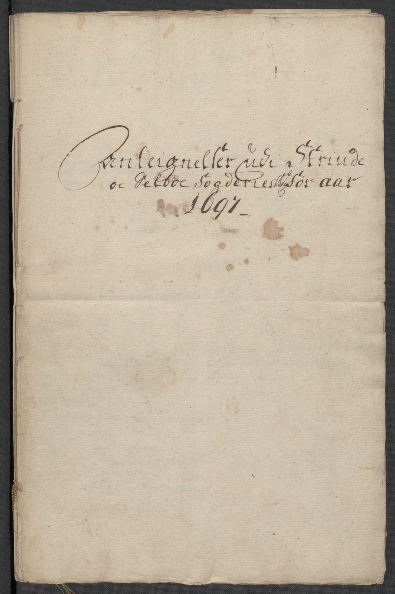 Rentekammeret inntil 1814, Reviderte regnskaper, Fogderegnskap, AV/RA-EA-4092/R61/L4106: Fogderegnskap Strinda og Selbu, 1696-1697, p. 308