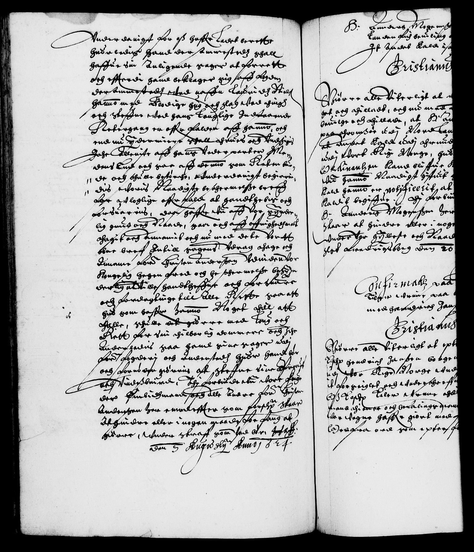 Danske Kanselli 1572-1799, AV/RA-EA-3023/F/Fc/Fca/Fcaa/L0004: Norske registre (mikrofilm), 1617-1630, p. 332b