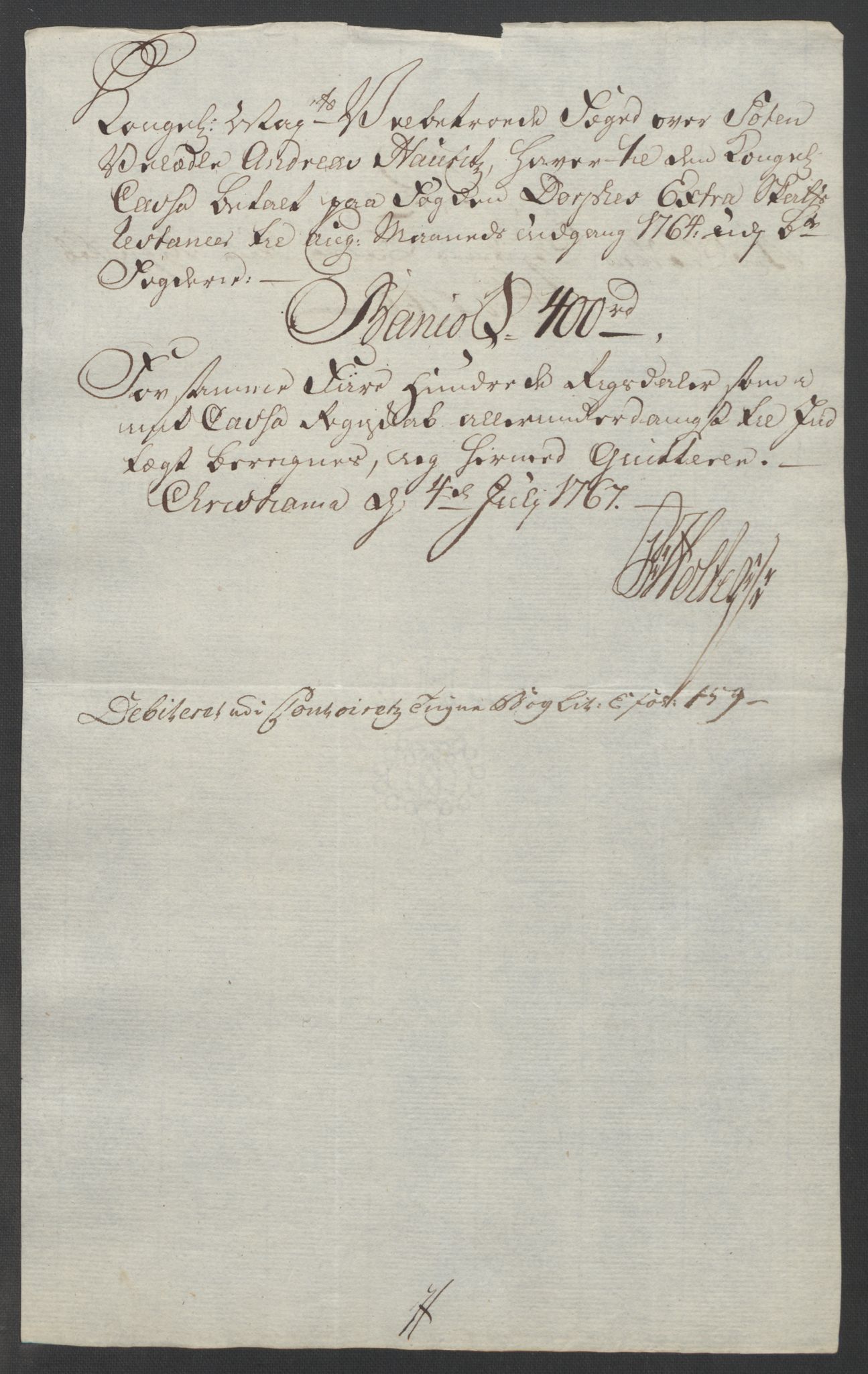 Rentekammeret inntil 1814, Reviderte regnskaper, Fogderegnskap, AV/RA-EA-4092/R19/L1399: Fogderegnskap Toten, Hadeland og Vardal, 1762-1783, p. 127