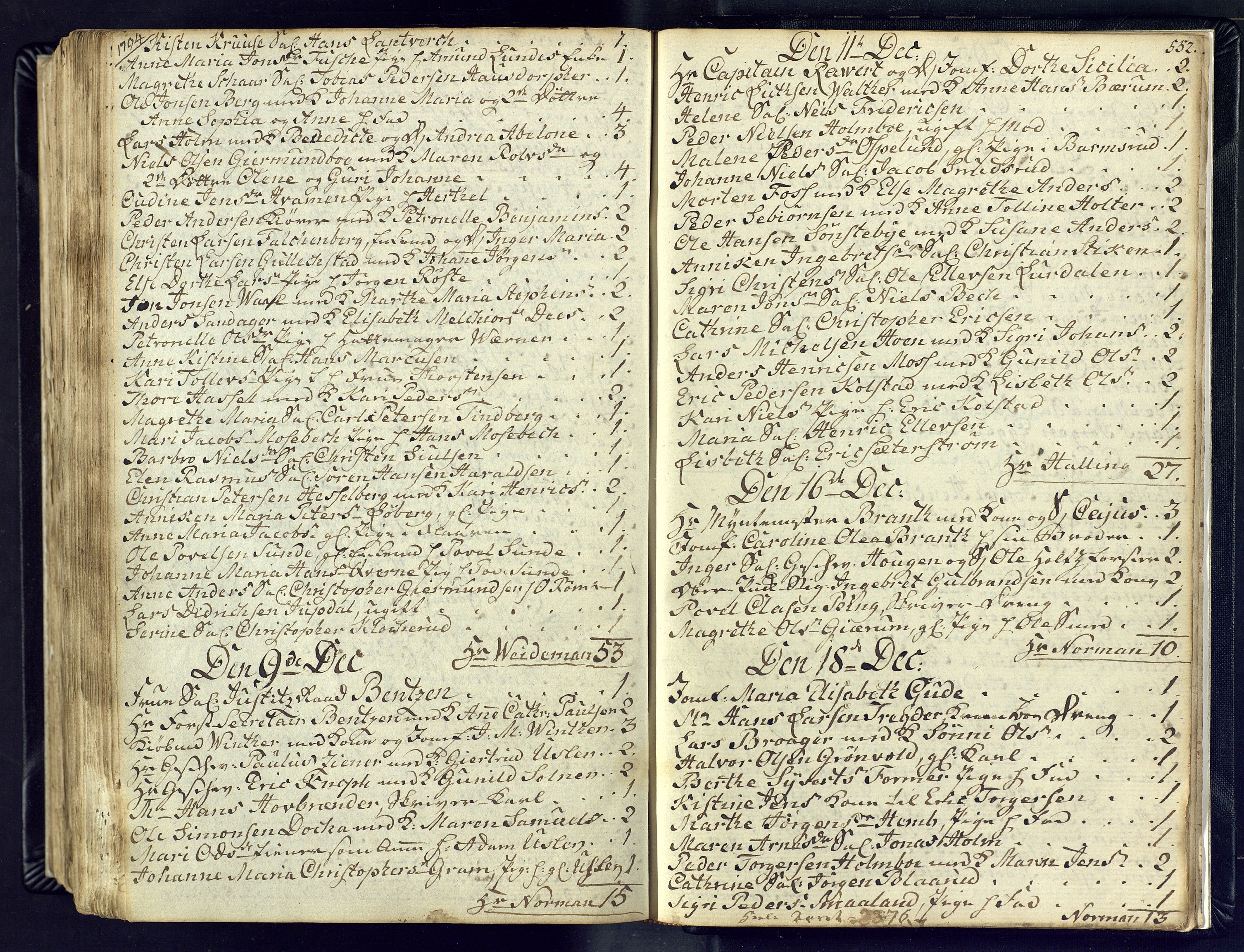 Kongsberg kirkebøker, SAKO/A-22/M/Ma/L0011: Communicants register no. 11, 1788-1795, p. 552