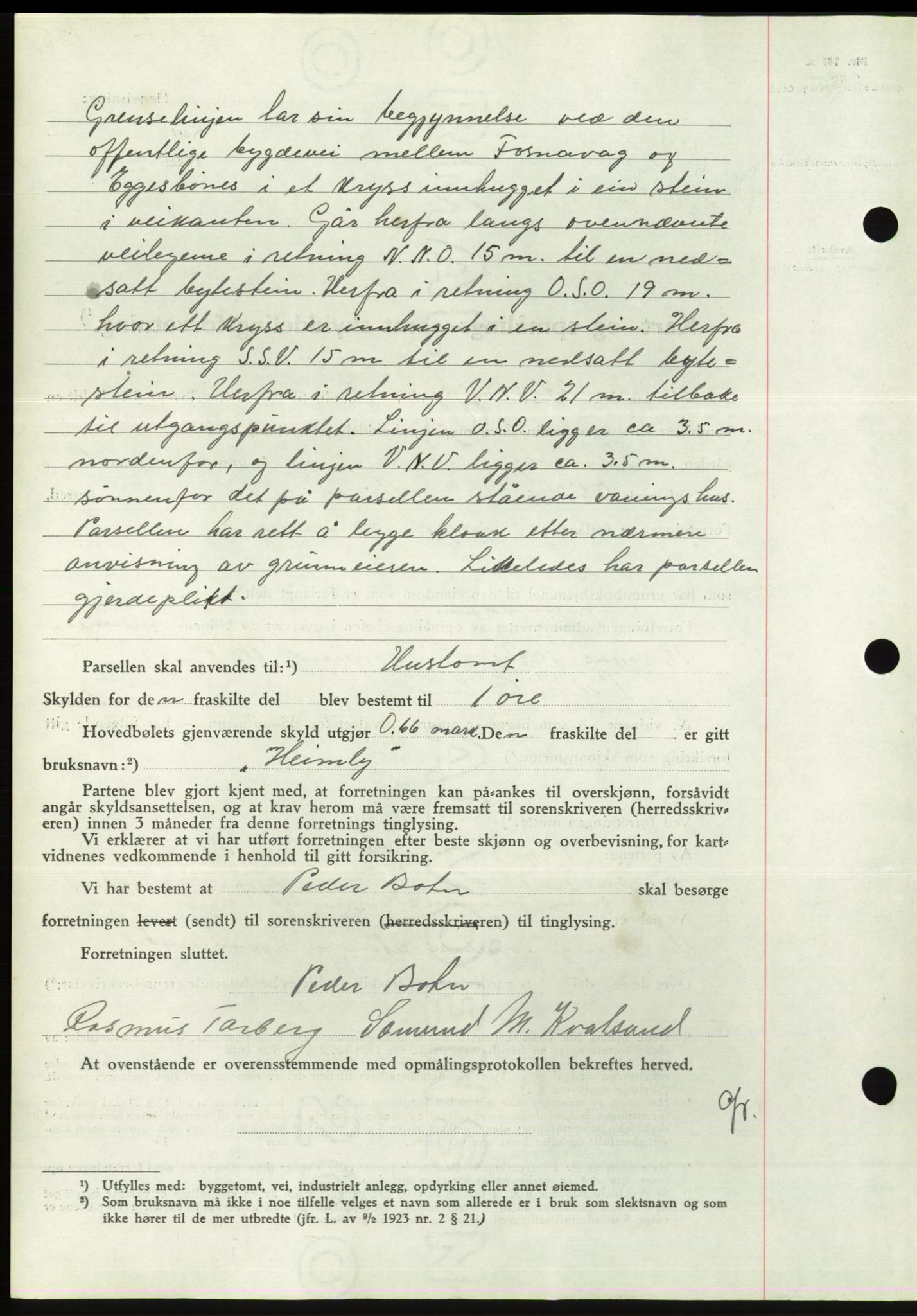 Søre Sunnmøre sorenskriveri, AV/SAT-A-4122/1/2/2C/L0065: Mortgage book no. 59, 1938-1938, Diary no: : 434/1938
