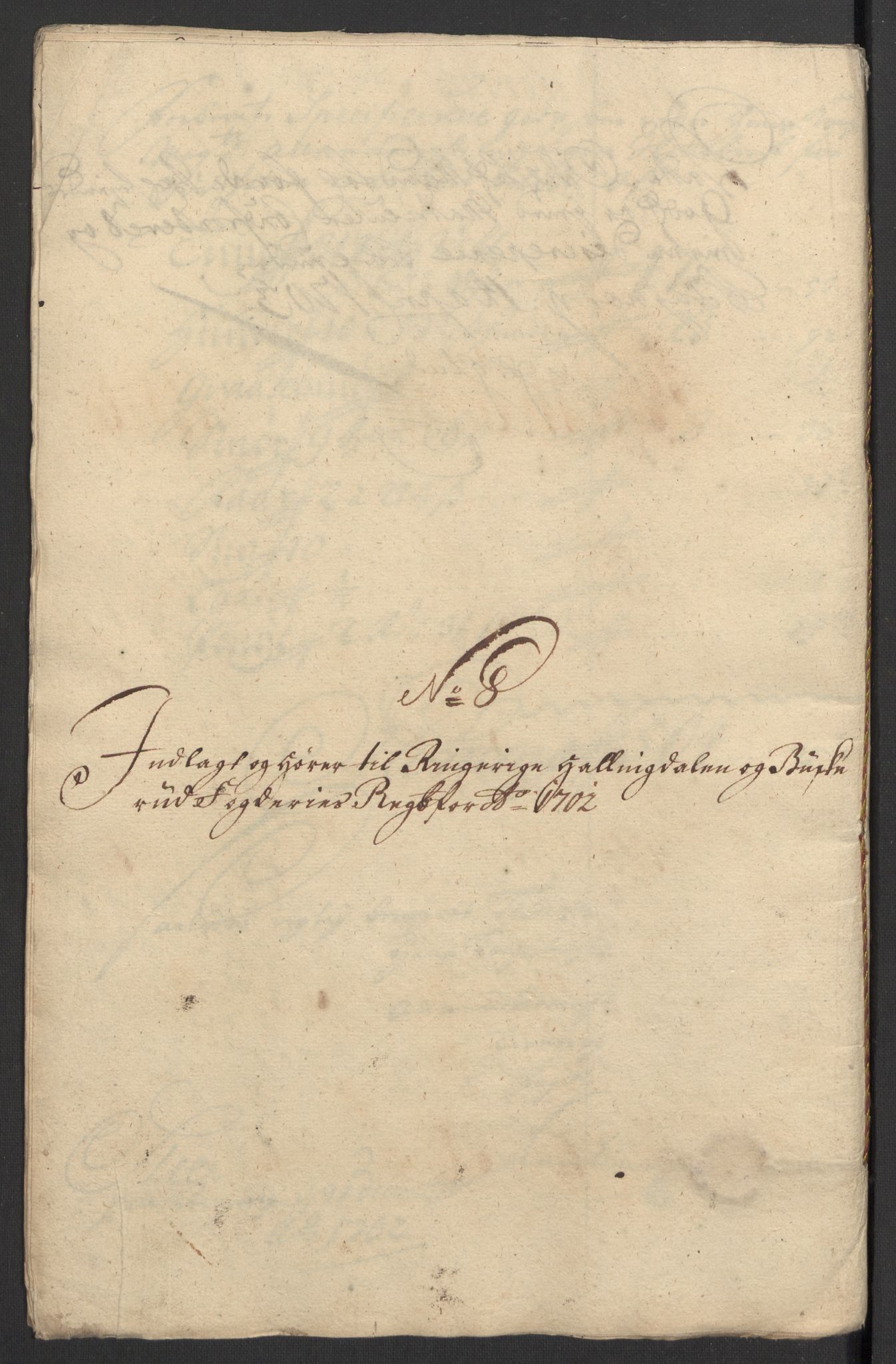 Rentekammeret inntil 1814, Reviderte regnskaper, Fogderegnskap, RA/EA-4092/R22/L1459: Fogderegnskap Ringerike, Hallingdal og Buskerud, 1702, p. 254