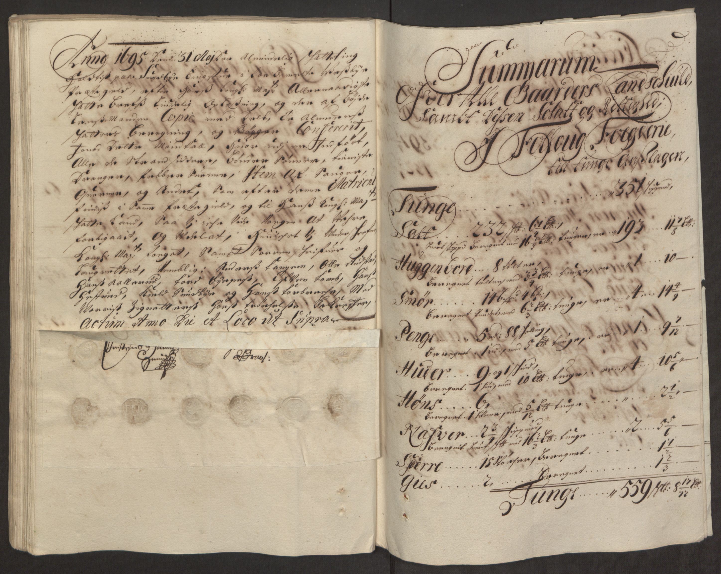 Rentekammeret inntil 1814, Reviderte regnskaper, Fogderegnskap, AV/RA-EA-4092/R10/L0439: Fogderegnskap Aker og Follo, 1695, p. 142
