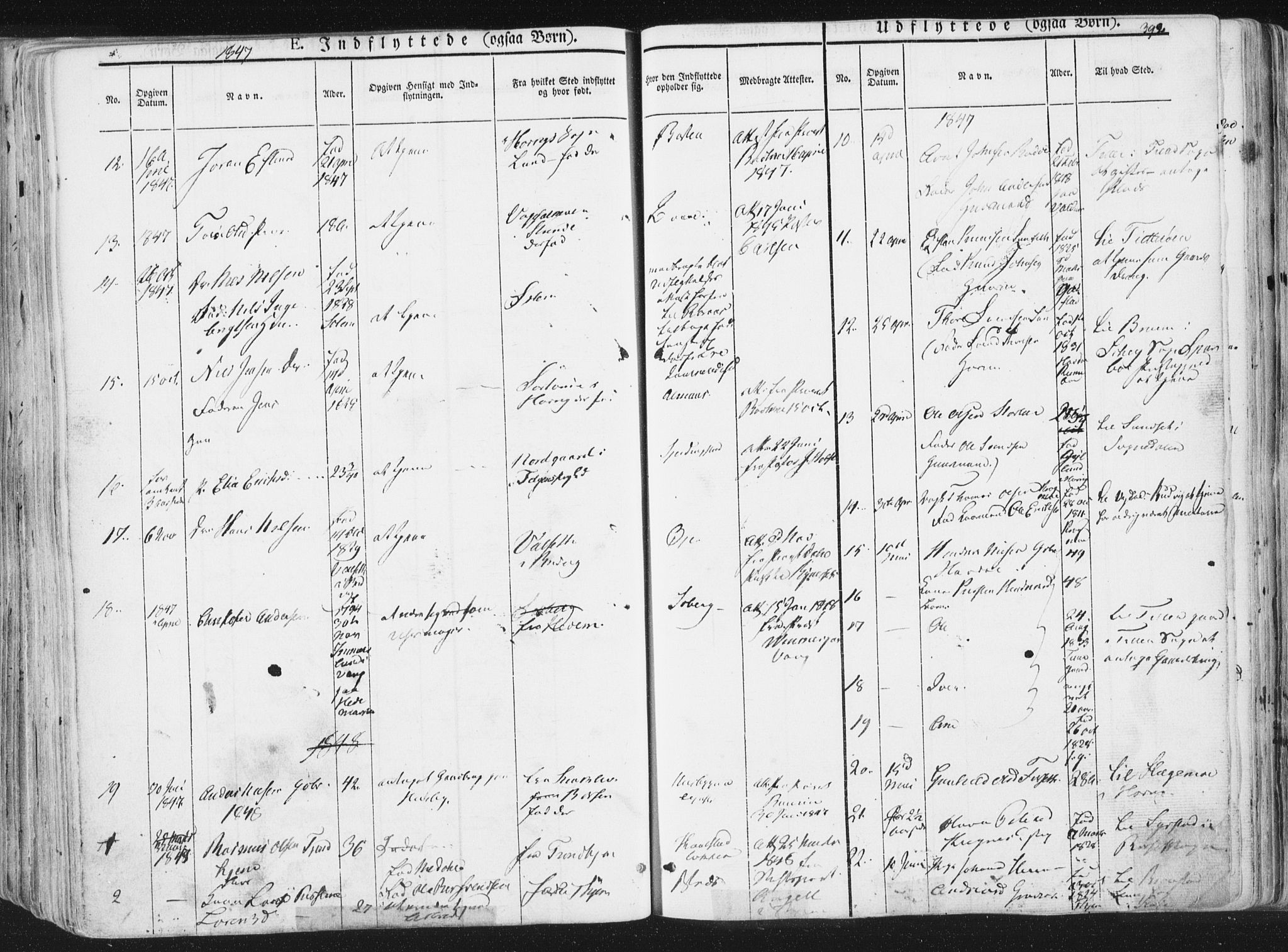Ministerialprotokoller, klokkerbøker og fødselsregistre - Sør-Trøndelag, SAT/A-1456/691/L1074: Parish register (official) no. 691A06, 1842-1852, p. 392