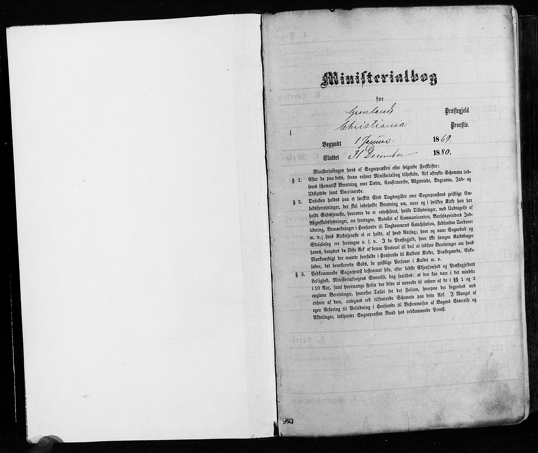 Grønland prestekontor Kirkebøker, AV/SAO-A-10848/F/Fa/L0005: Parish register (official) no. 5, 1869-1880