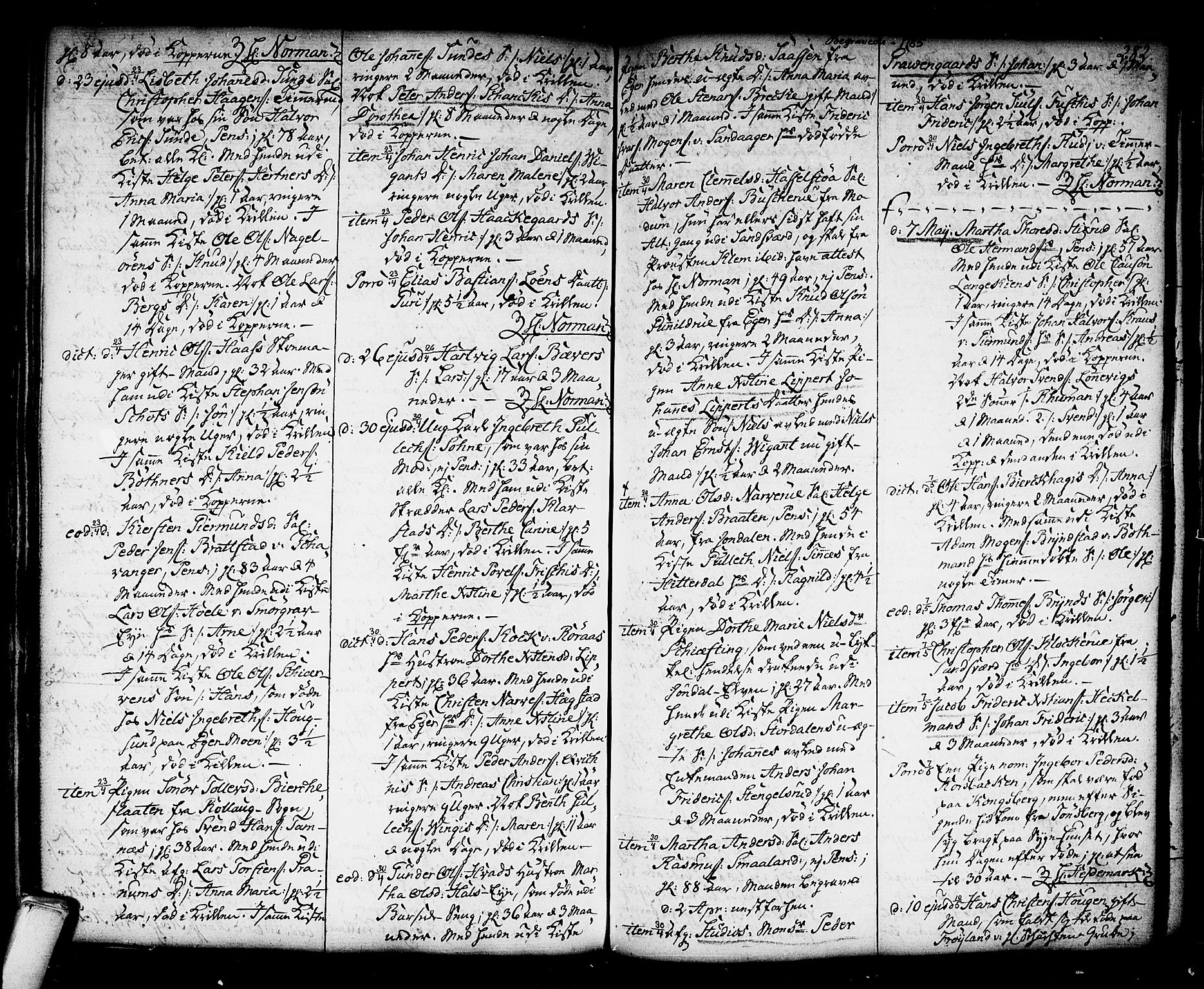 Kongsberg kirkebøker, SAKO/A-22/F/Fa/L0006: Parish register (official) no. I 6, 1783-1797, p. 282