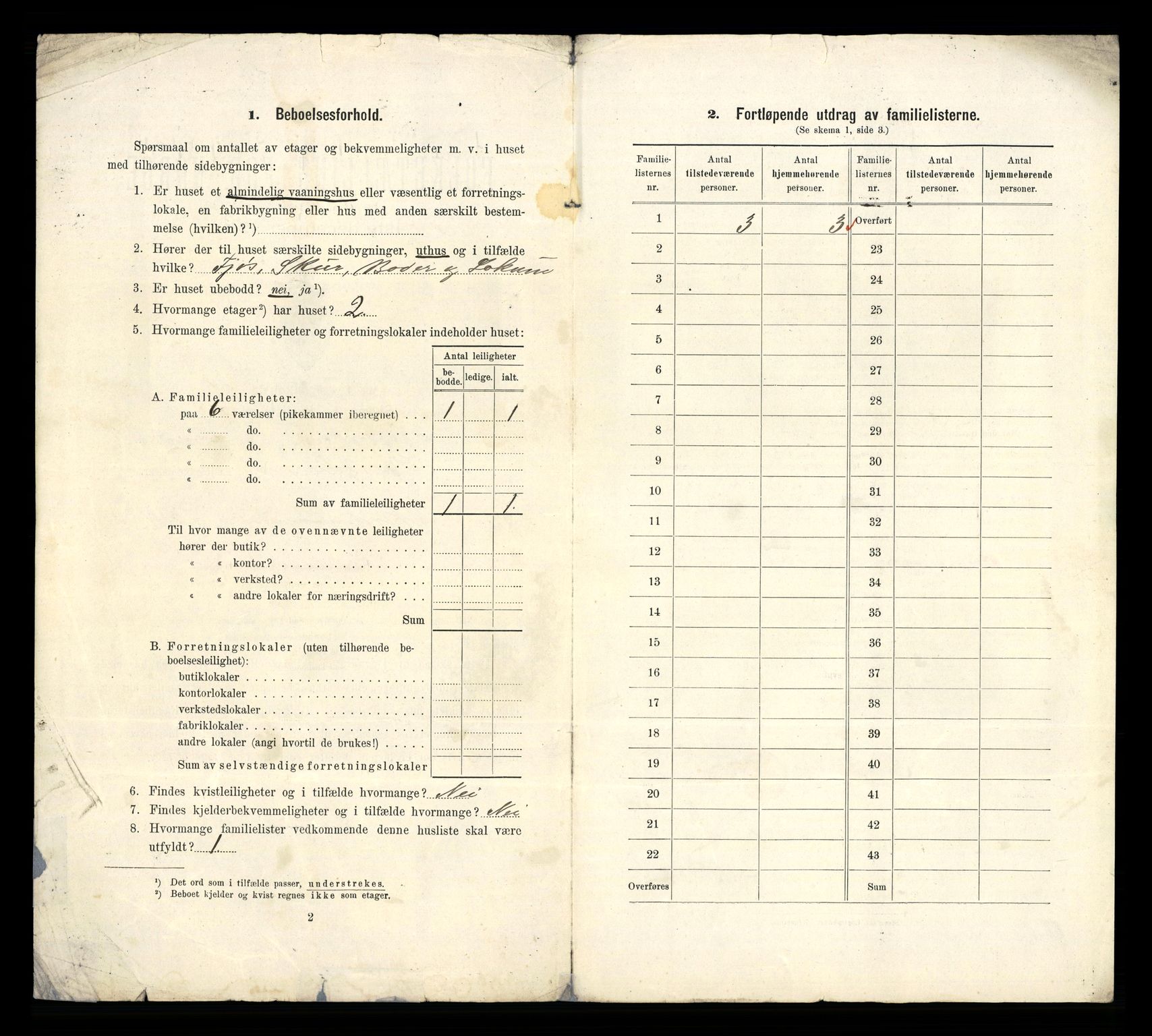 RA, 1910 census for Kongsberg, 1910, p. 2217