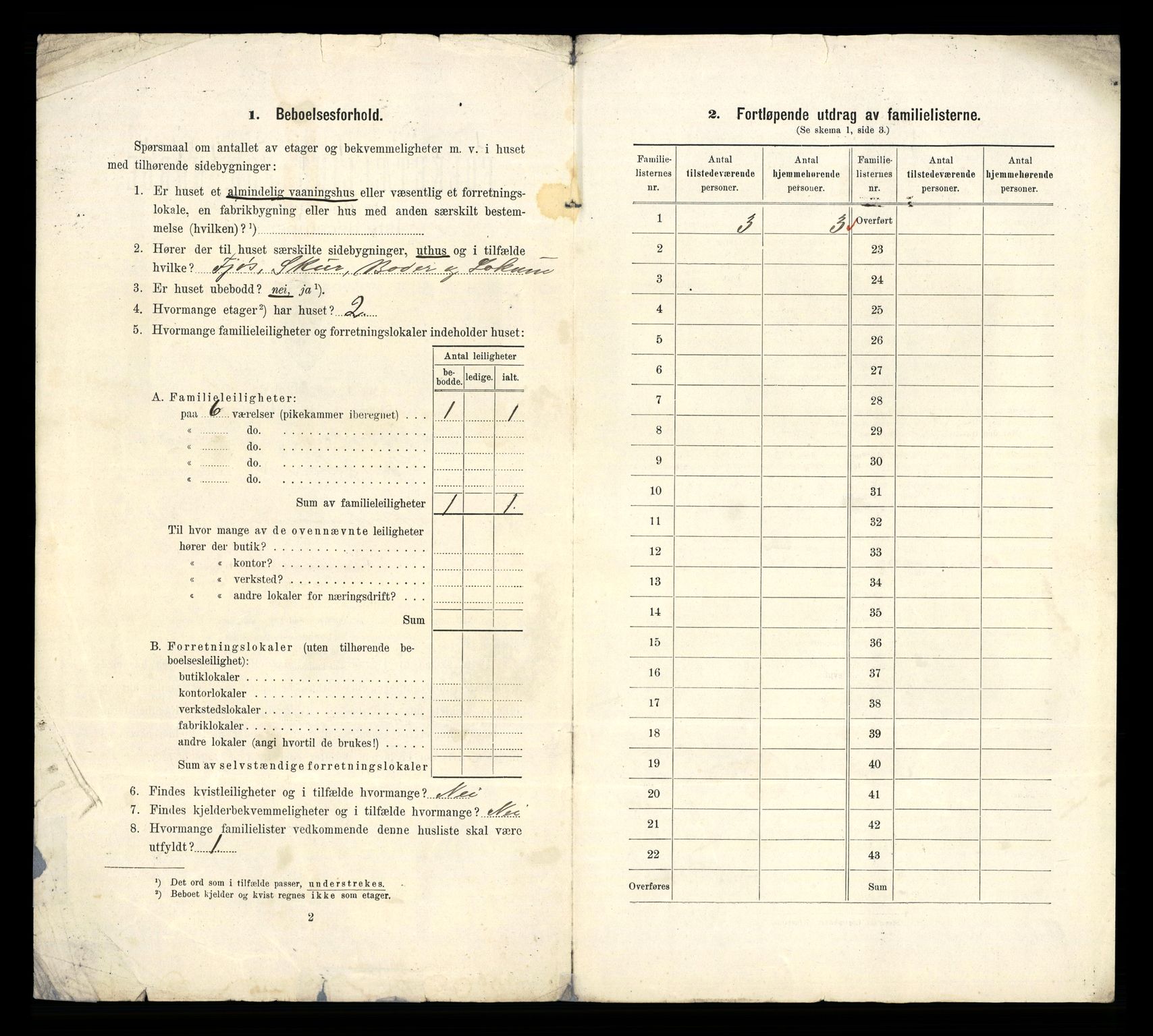 RA, 1910 census for Kongsberg, 1910, p. 2217