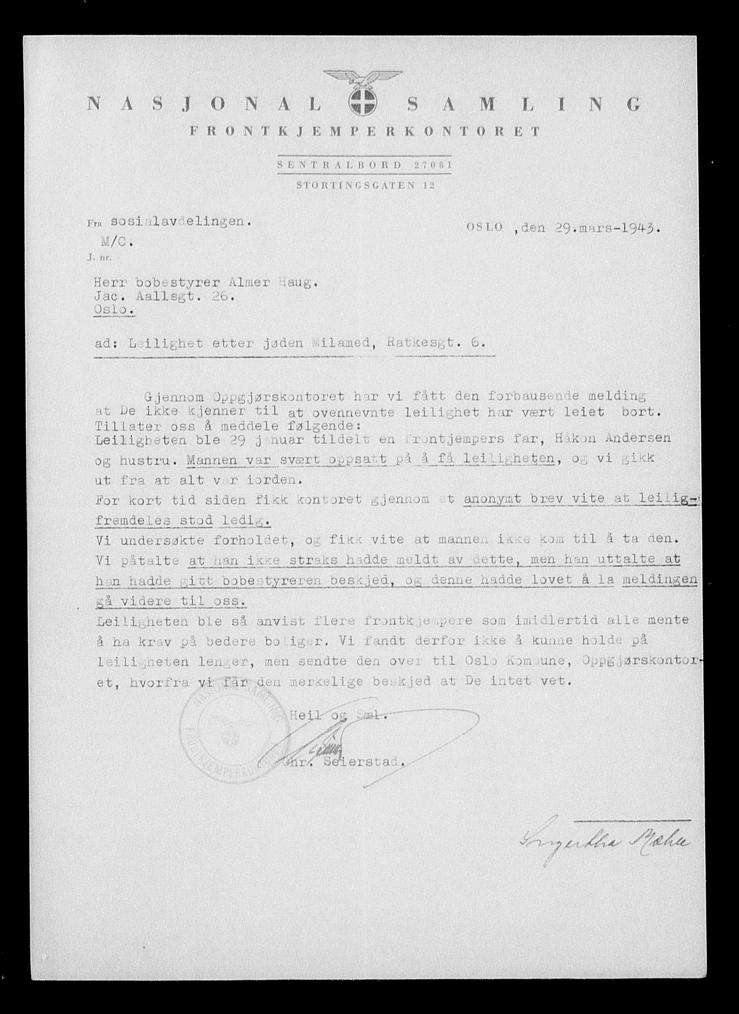 Justisdepartementet, Tilbakeføringskontoret for inndratte formuer, AV/RA-S-1564/H/Hc/Hcc/L0965: --, 1945-1947, p. 34